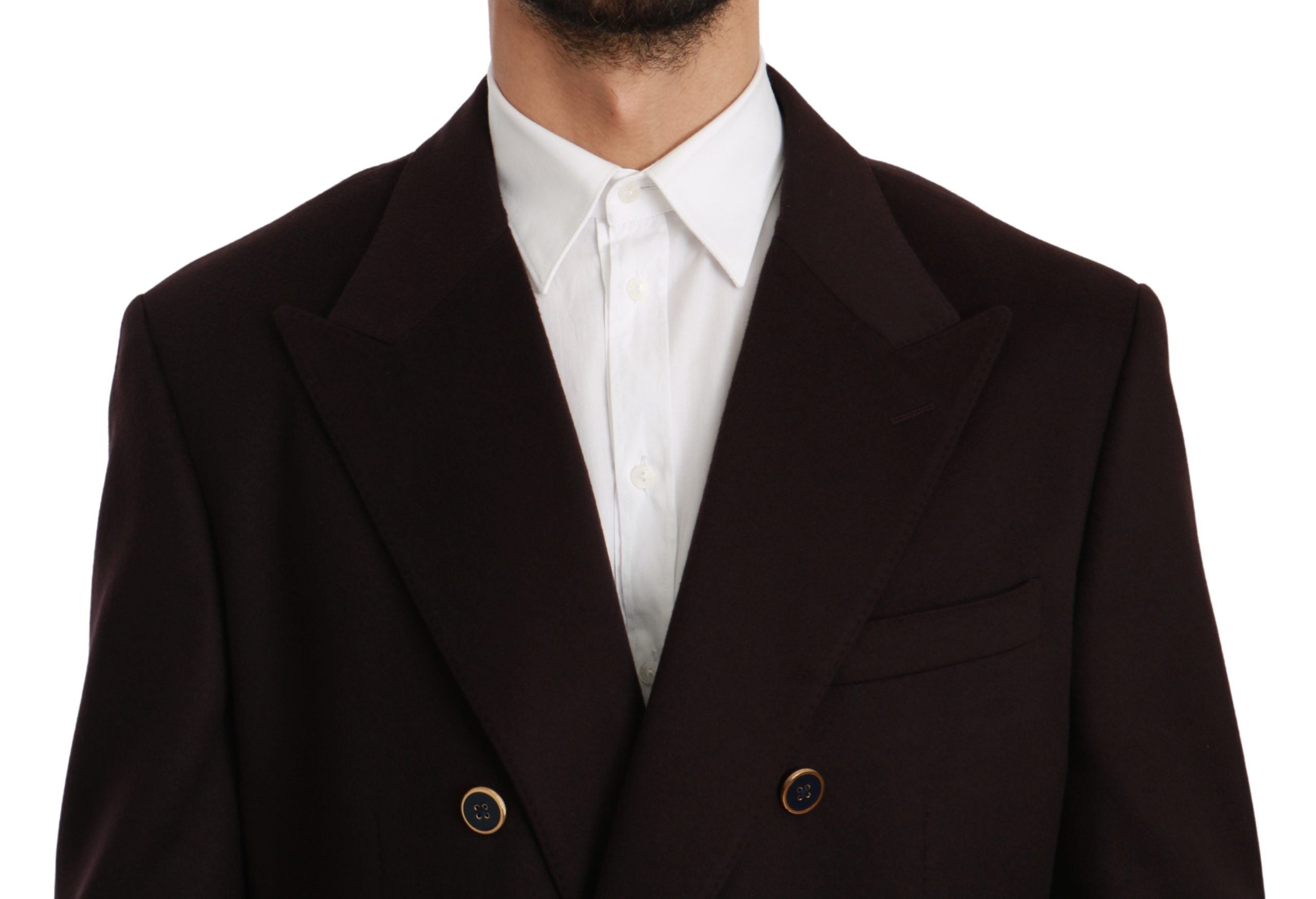Dolce &amp; Gabbana Eleganter Bordeaux Taormina Kaschmirblazer