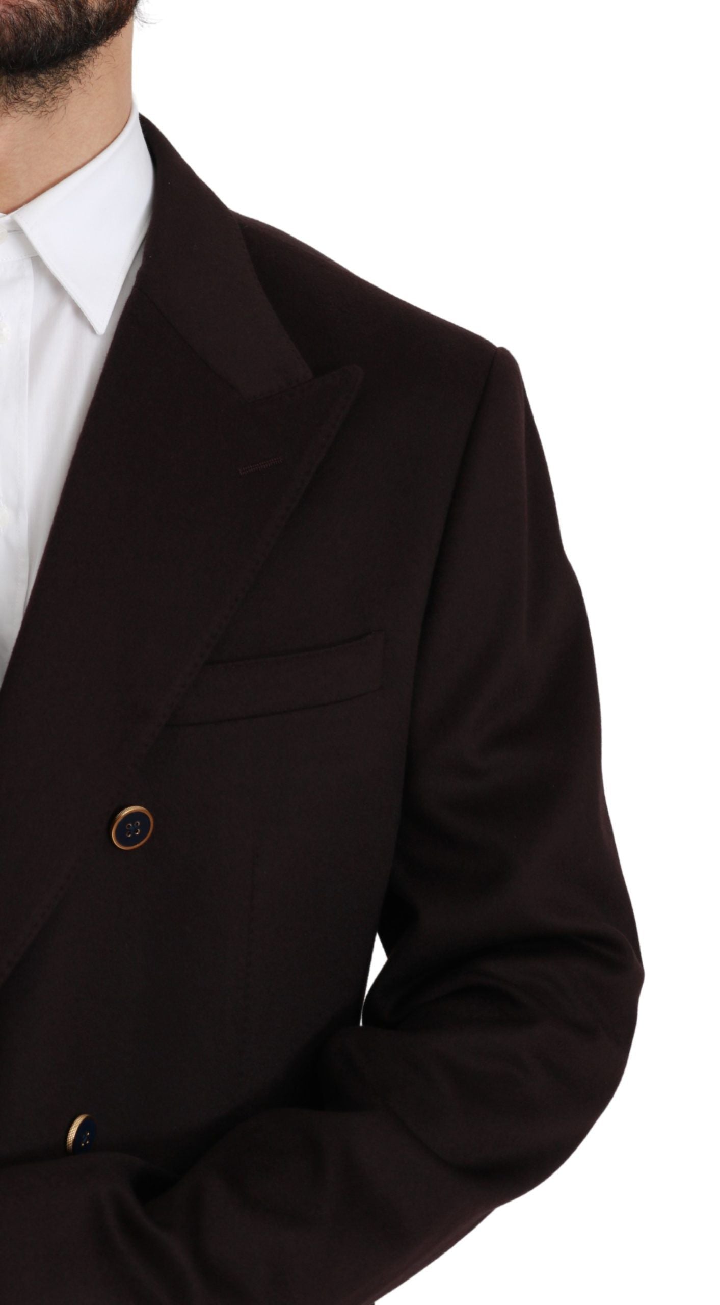 Dolce &amp; Gabbana Eleganter Bordeaux Taormina Kaschmirblazer