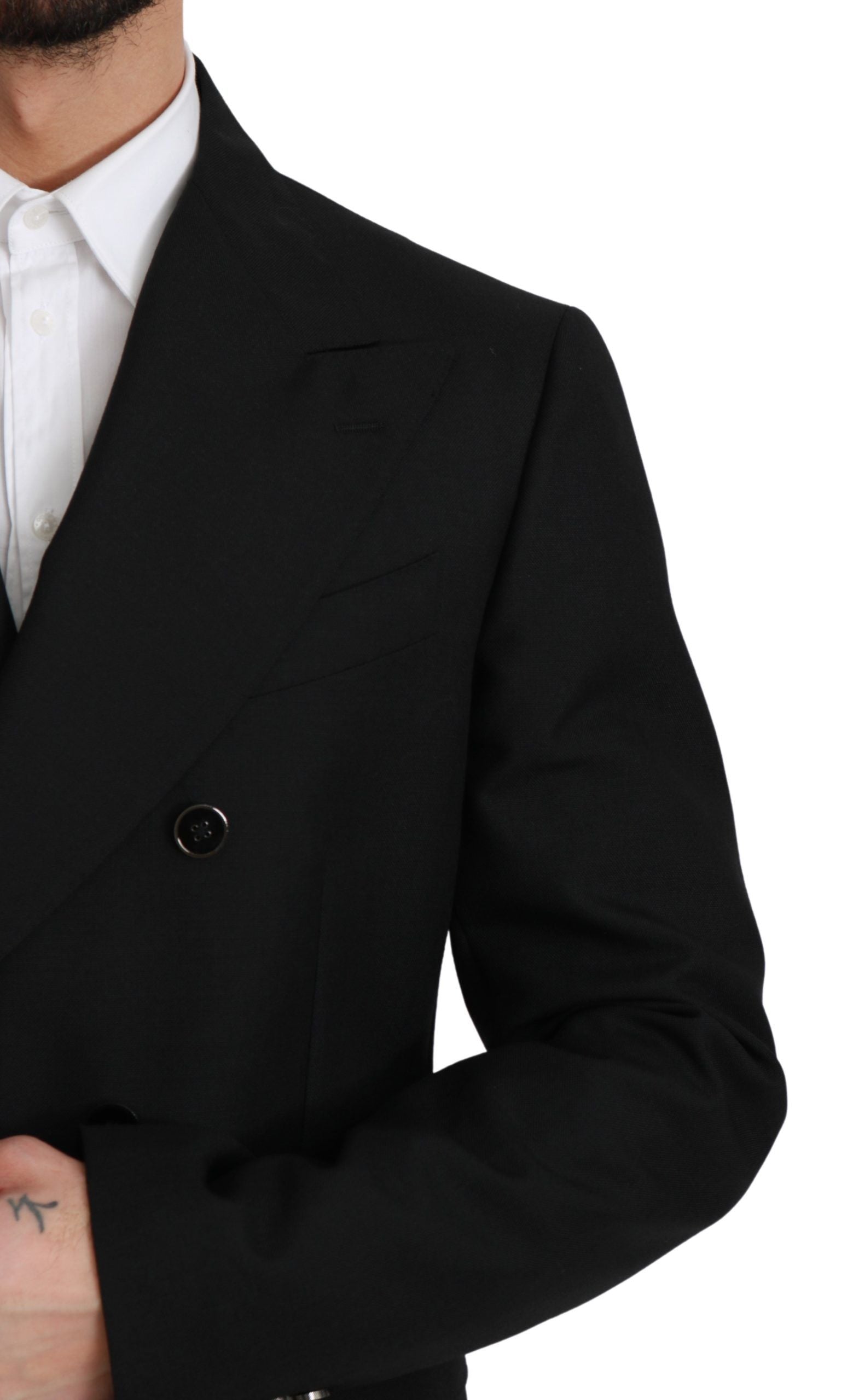 Dolce &amp; Gabbana – Eleganter, schwarzer Slim Fit-Blazer