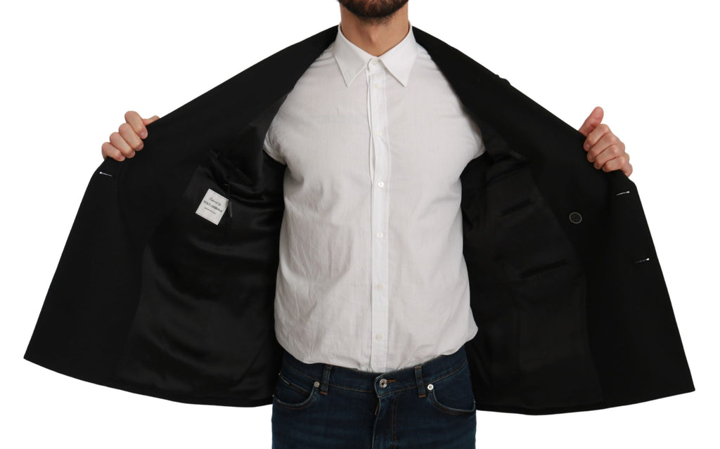 Dolce &amp; Gabbana – Eleganter, schwarzer Slim Fit-Blazer
