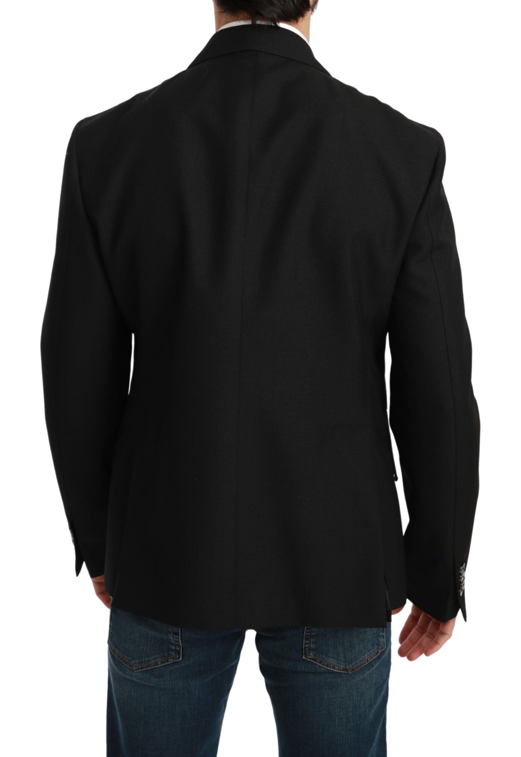 Dolce &amp; Gabbana – Eleganter, schwarzer Slim Fit-Blazer