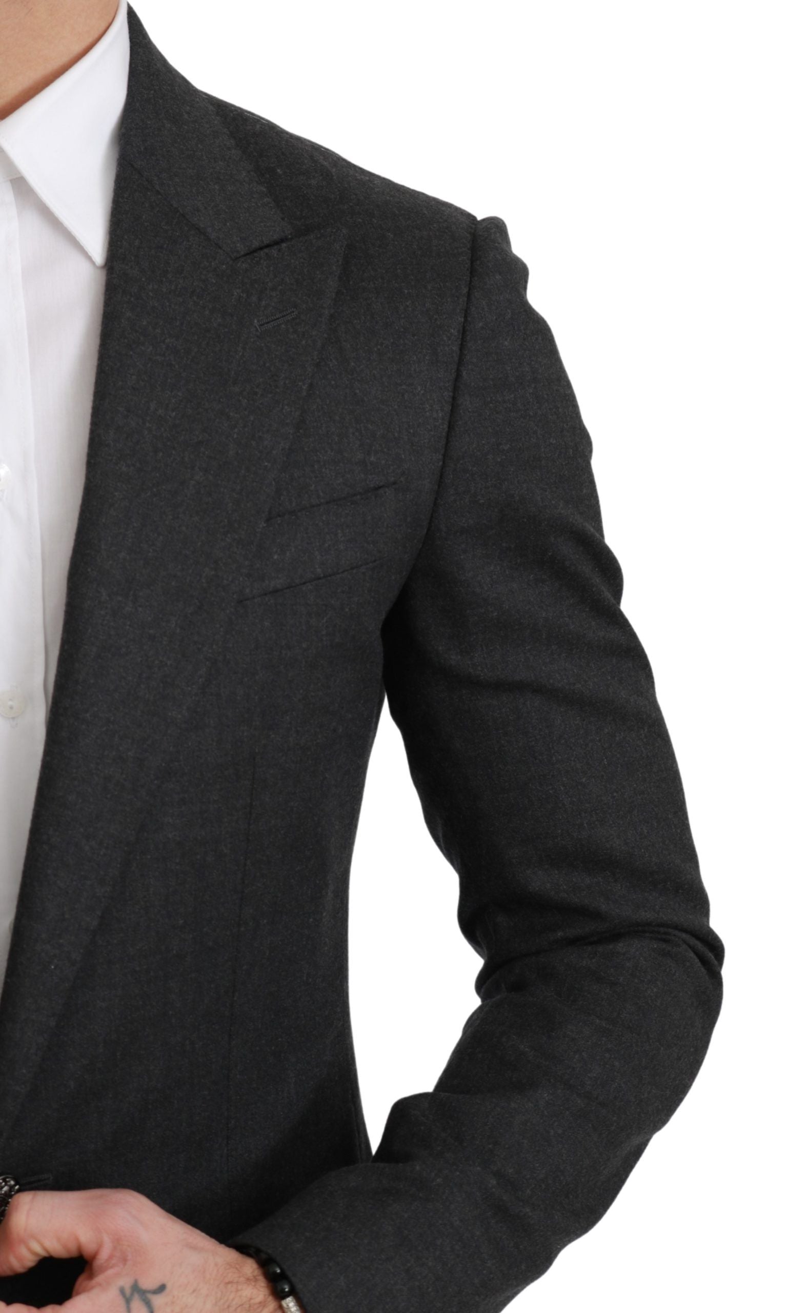 Dolce &amp; Gabbana – Eleganter, grauer Slim-Fit-Blazer