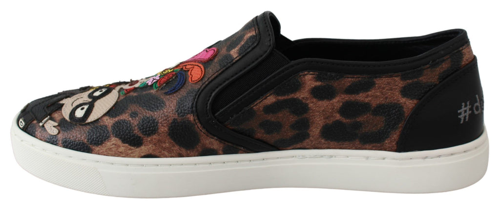 Dolce &amp; Gabbana Elegante Loafer mit Leopardenmuster für einen anspruchsvollen Stil