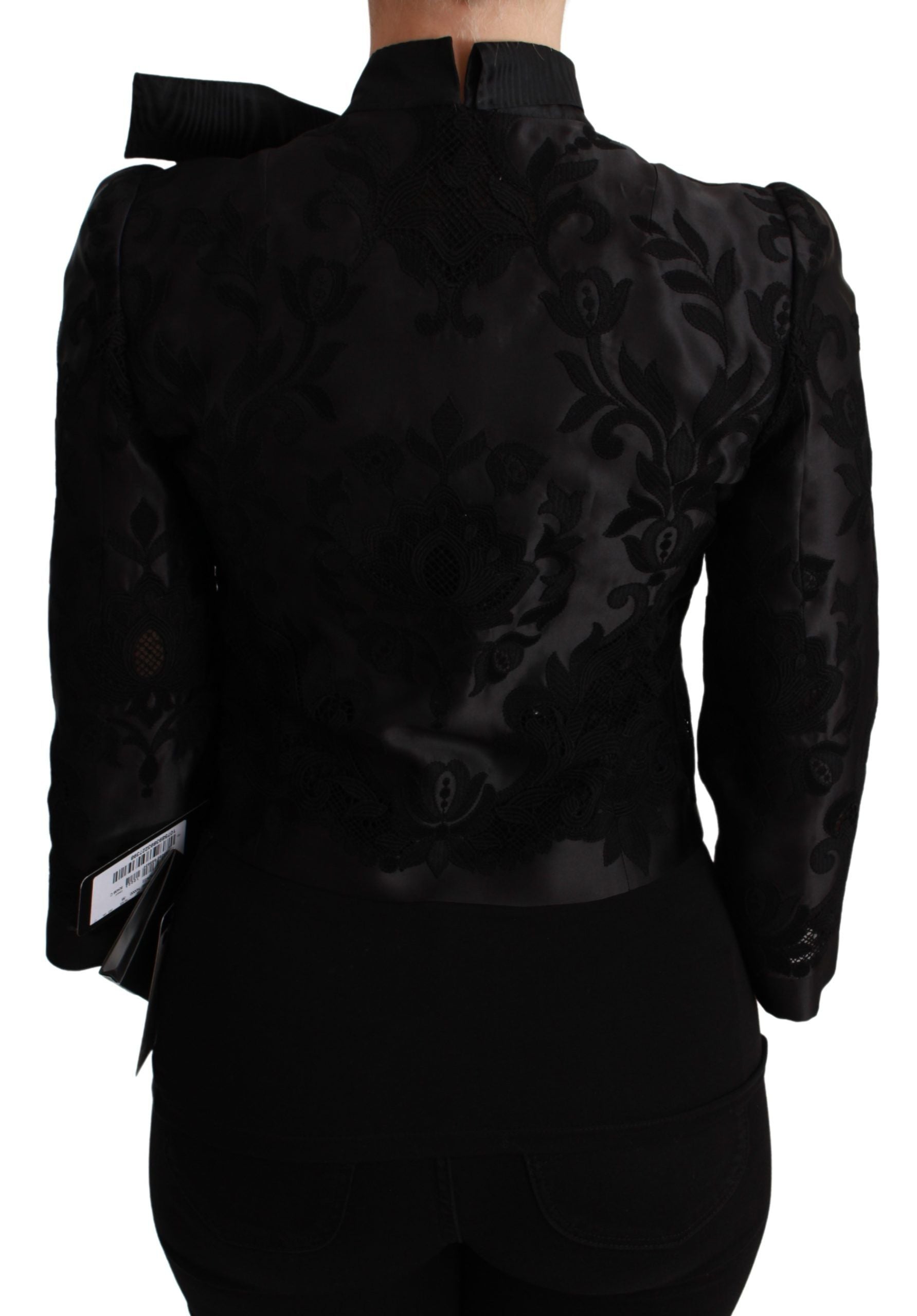 Dolce &amp; Gabbana – Exquisiter Korsett-Blazer aus floralem Jacquard