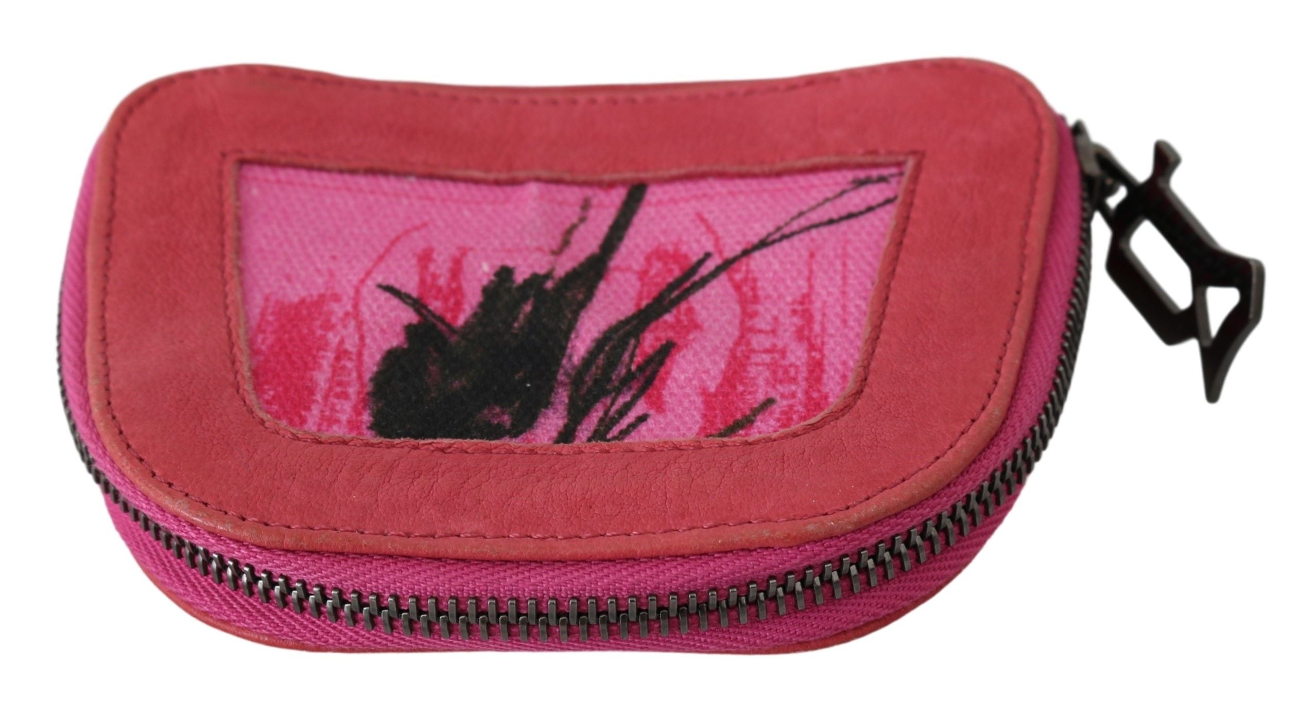 PINKO Elegante Münzbörse aus rosa Stoff