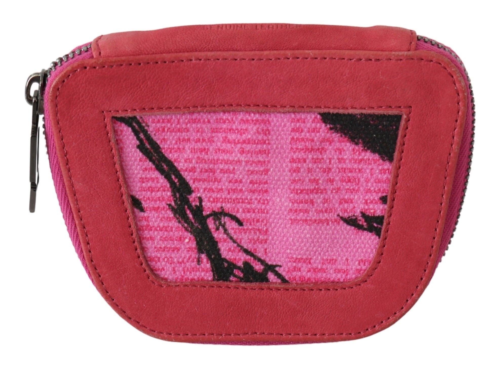 PINKO Elegante Münzbörse aus rosa Stoff