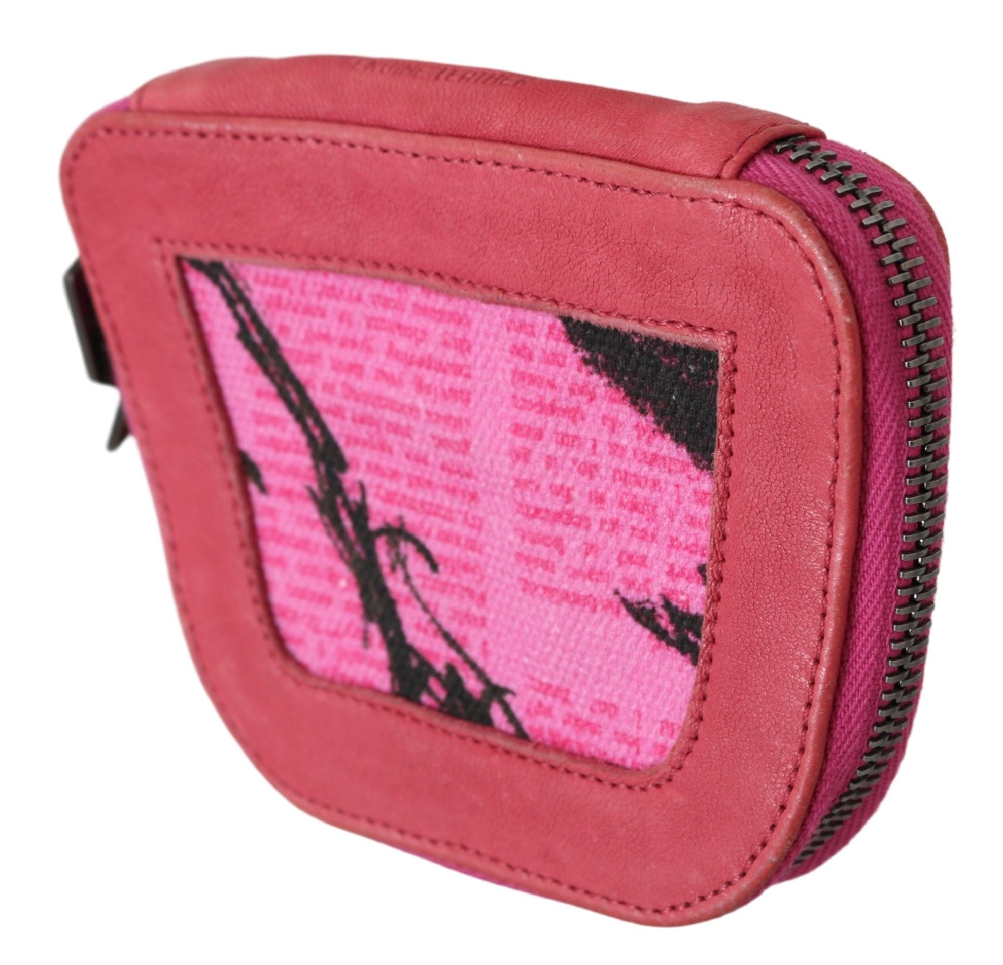 PINKO Elegante Münzbörse aus rosa Stoff