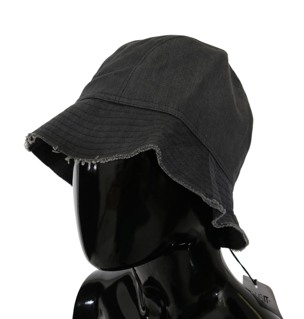 Costume National Chic Schwarzer Fischerhut – Zeitloses Accessoire