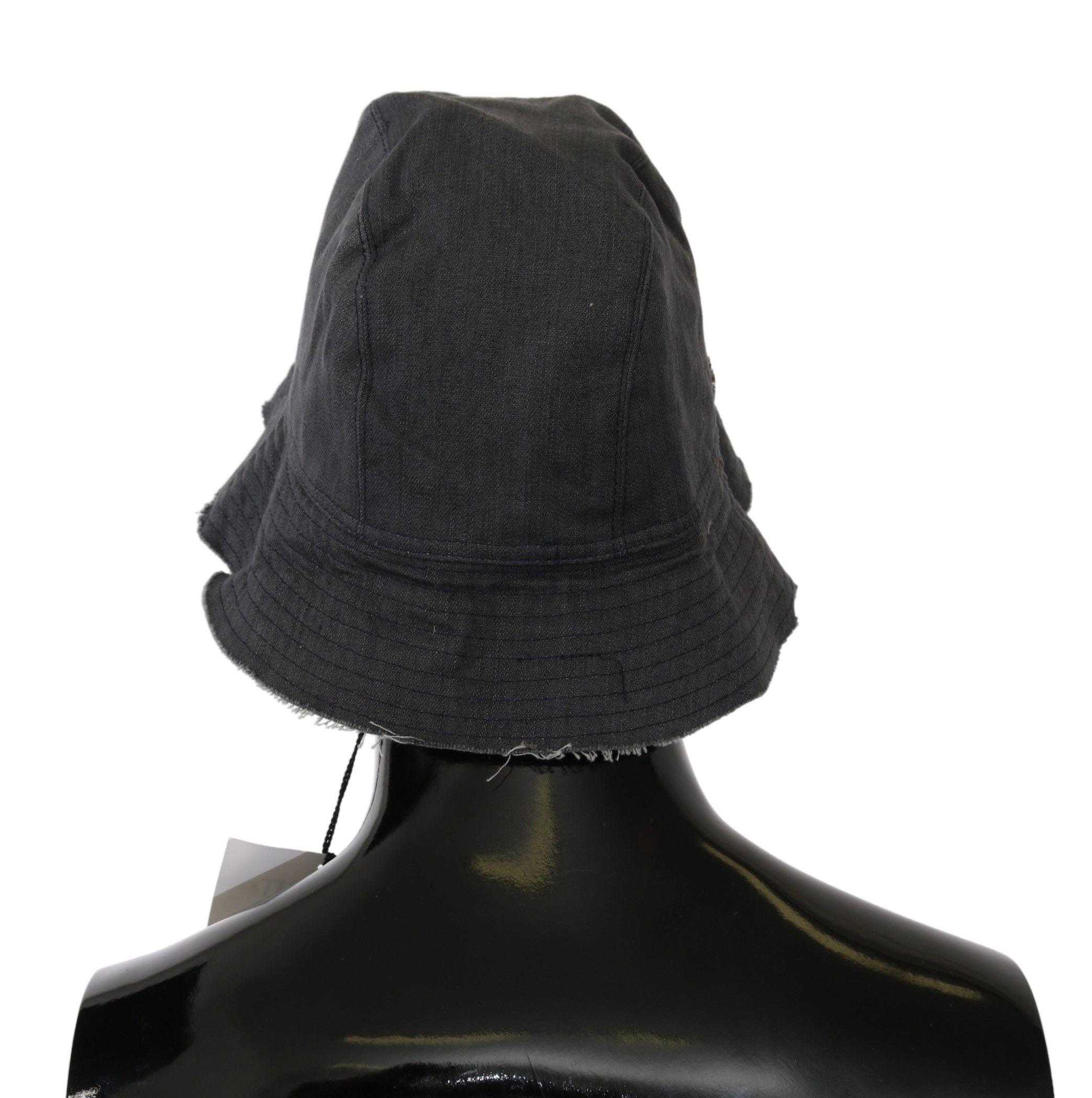 Costume National Chic Schwarzer Fischerhut – Zeitloses Accessoire