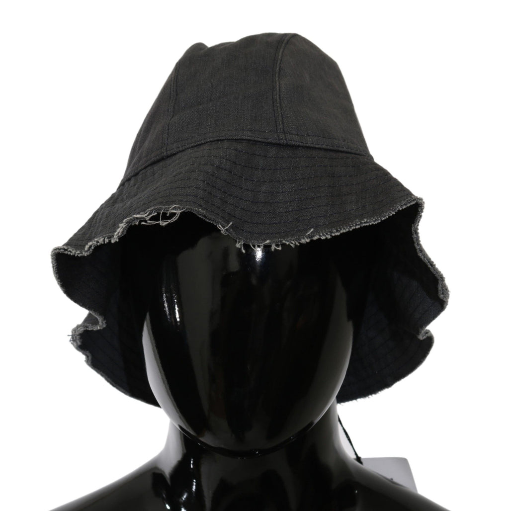 Costume National Chic Schwarzer Fischerhut – Zeitloses Accessoire