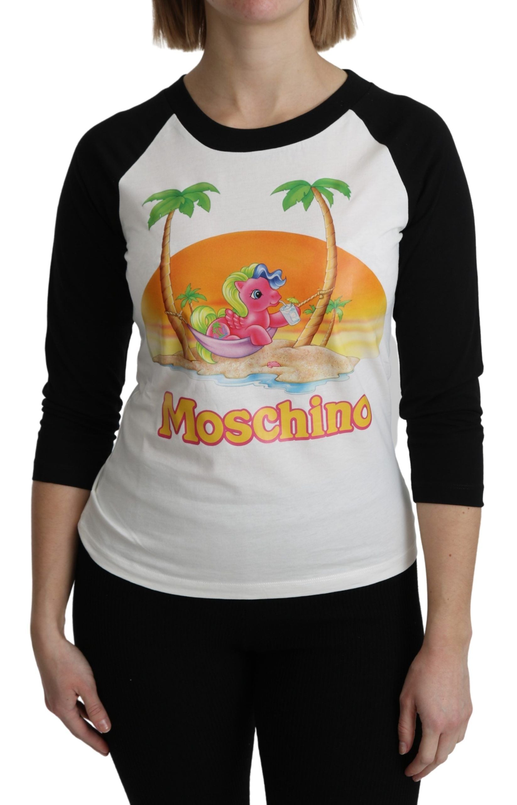 Moschino Chic My Little Pony Baumwolltop mit Rundhalsausschnitt
