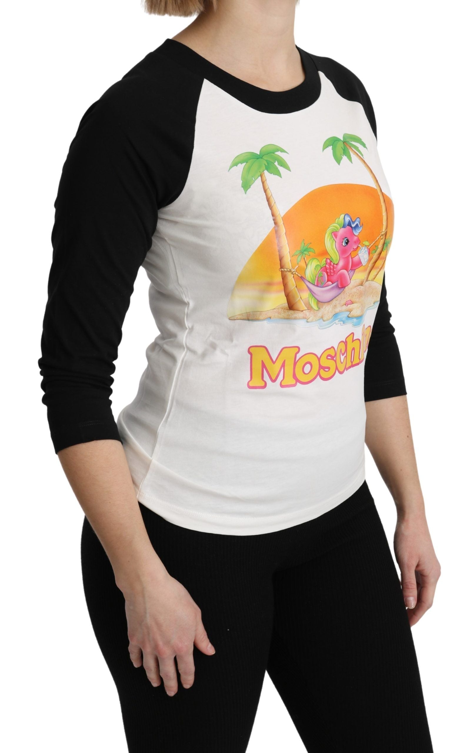 Moschino Chic My Little Pony Baumwolltop mit Rundhalsausschnitt