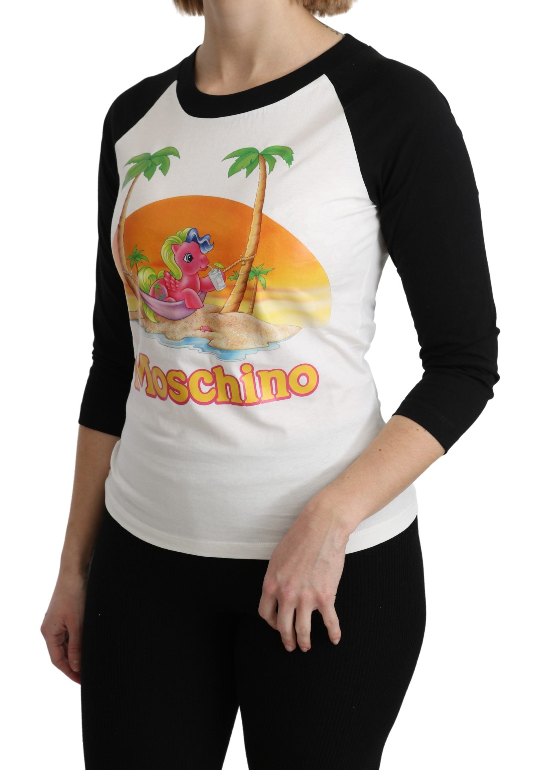 Moschino Chic My Little Pony Baumwolltop mit Rundhalsausschnitt