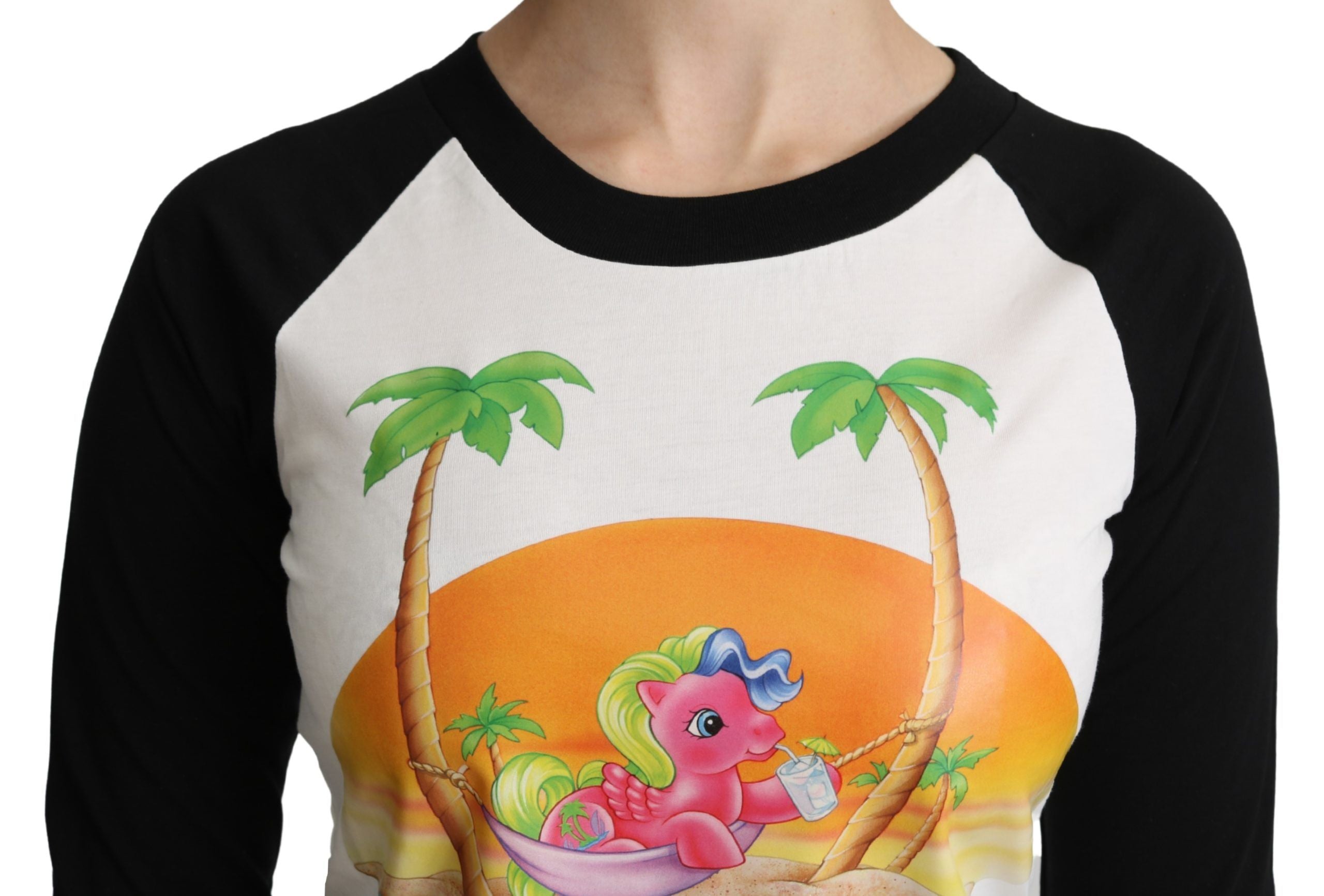 Moschino Chic My Little Pony Baumwolltop mit Rundhalsausschnitt