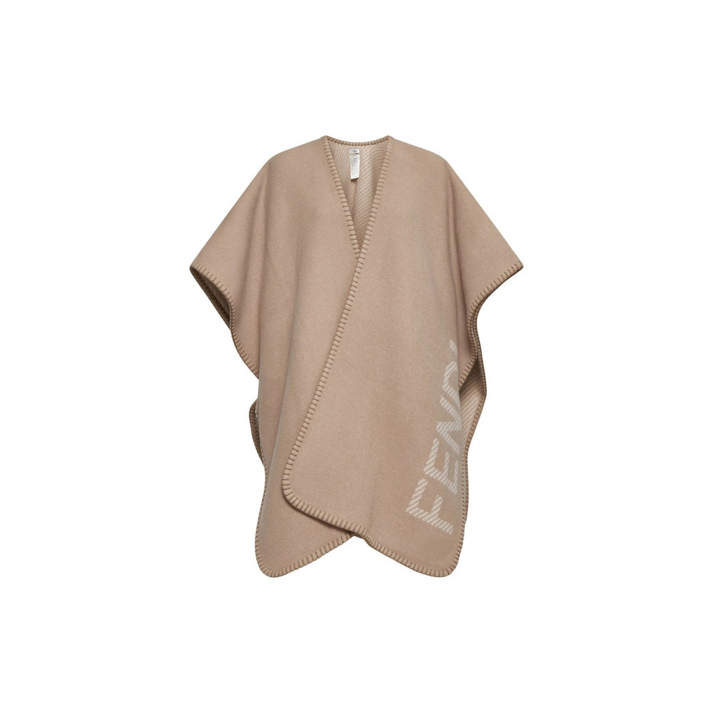 Fendi Wool And Cashmere Poncho