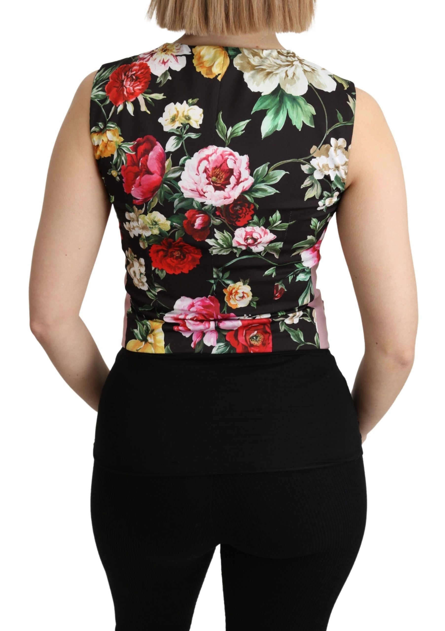 Dolce &amp; Gabbana – Schicke ärmellose Weste in Rosatönen