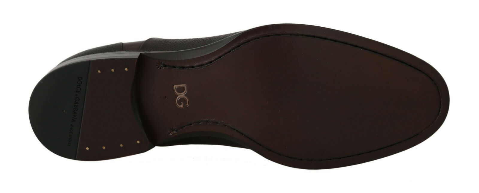 Dolce &amp; Gabbana – Elegante Schnürschuhe aus braunem Leder