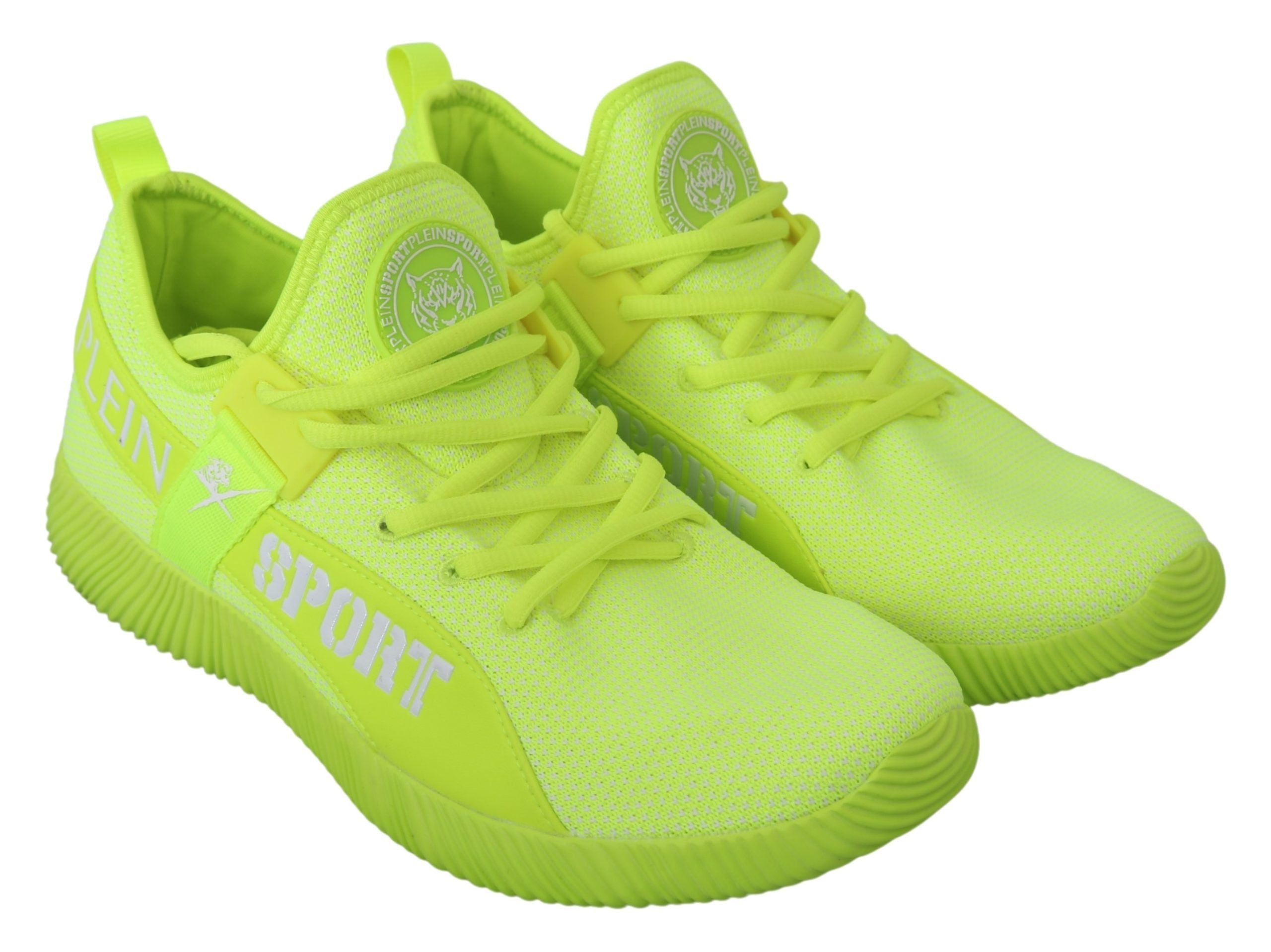 Philipp Plein Stilvolle hellgrüne Freizeit-Sneaker