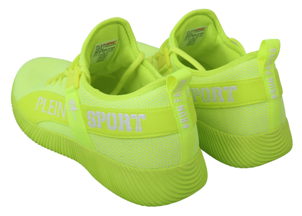 Philipp Plein Stilvolle hellgrüne Freizeit-Sneaker
