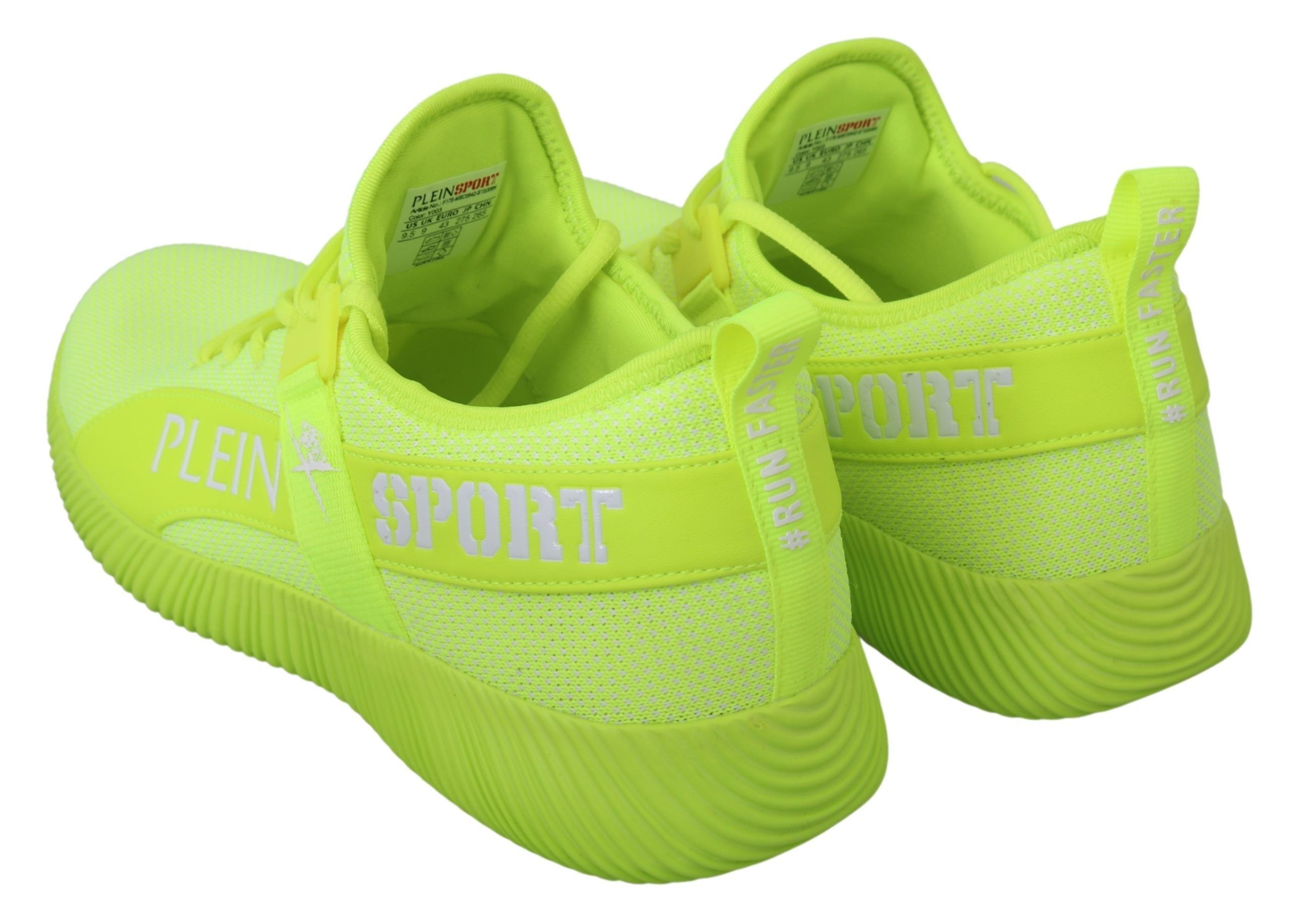 Philipp Plein Stilvolle hellgrüne Freizeit-Sneaker