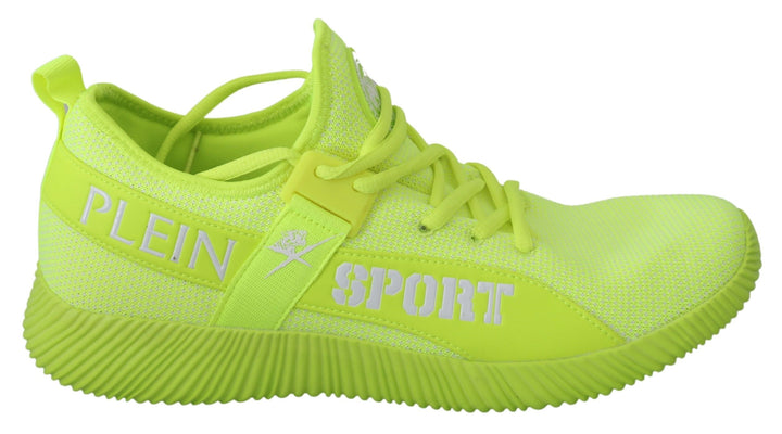 Philipp Plein Stilvolle hellgrüne Freizeit-Sneaker