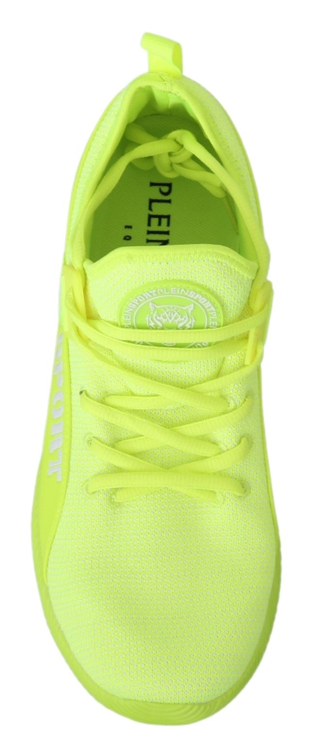 Philipp Plein Stilvolle hellgrüne Freizeit-Sneaker