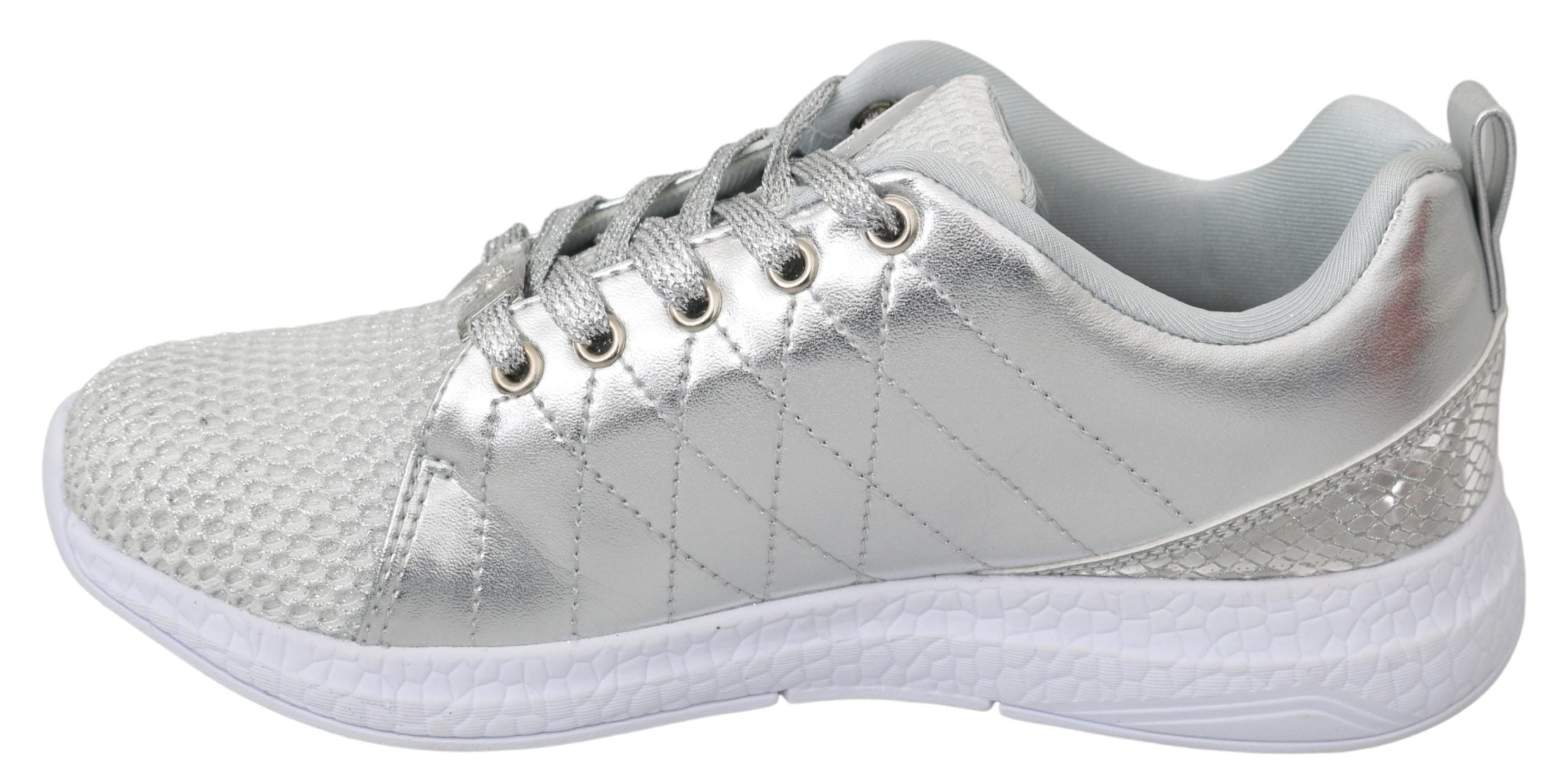 Philipp Plein: Elegante silberne Sneakers für Trendsetter