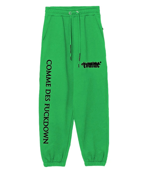 Comme Des Fuckdown Trousers Green Woman