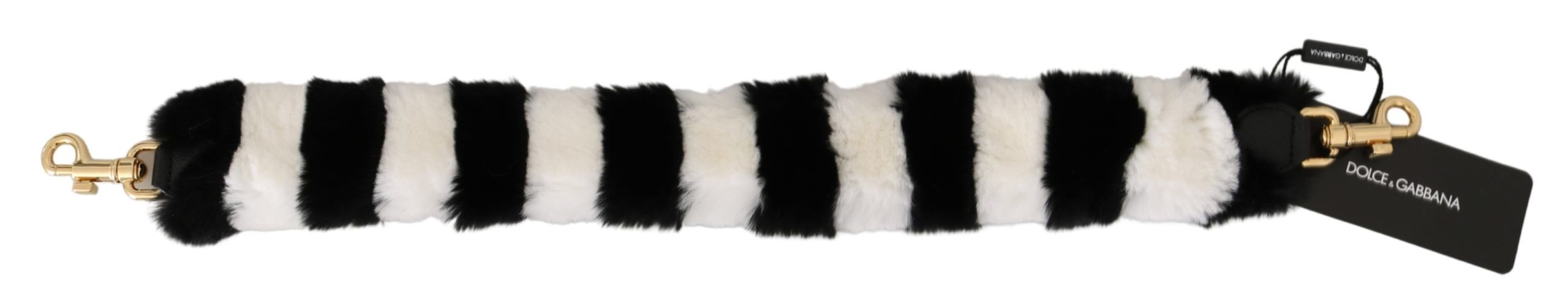 Dolce &amp; Gabbana Elegantes Schultergurt-Accessoire aus Pelz