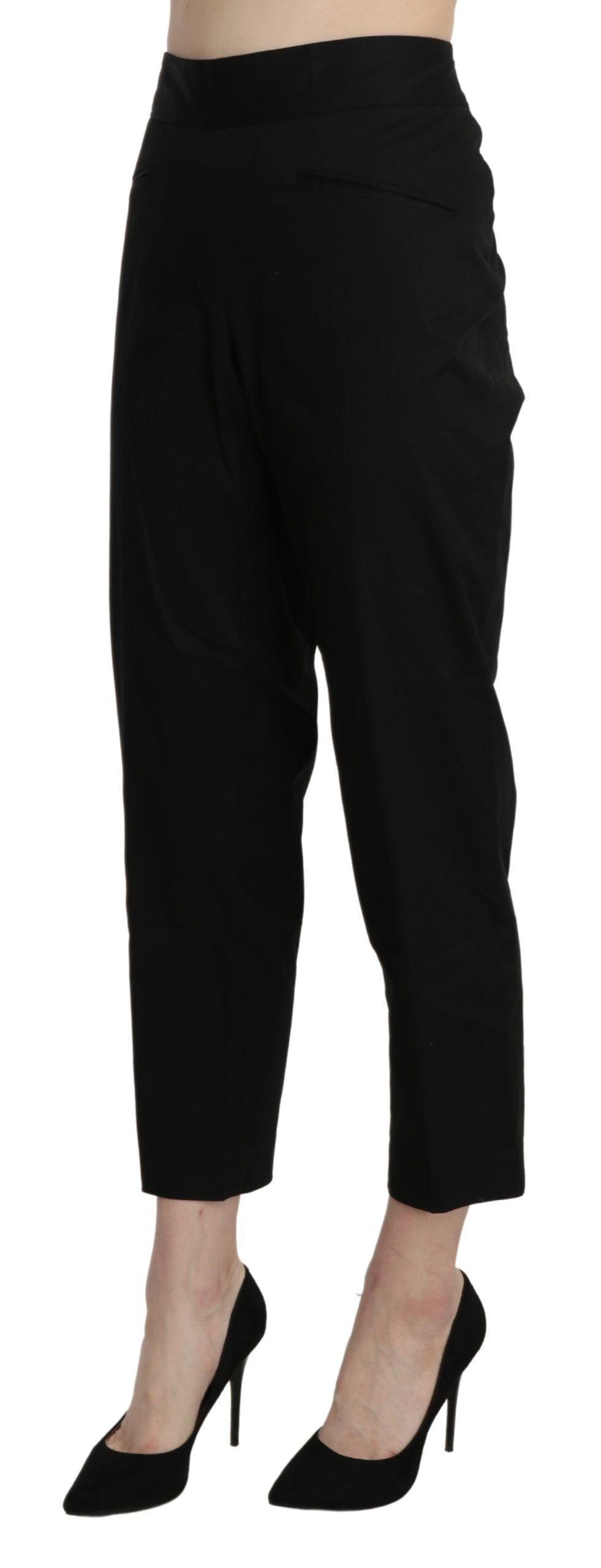 BENCIVENGA Elegante Cropped-Hose mit hoher Taille