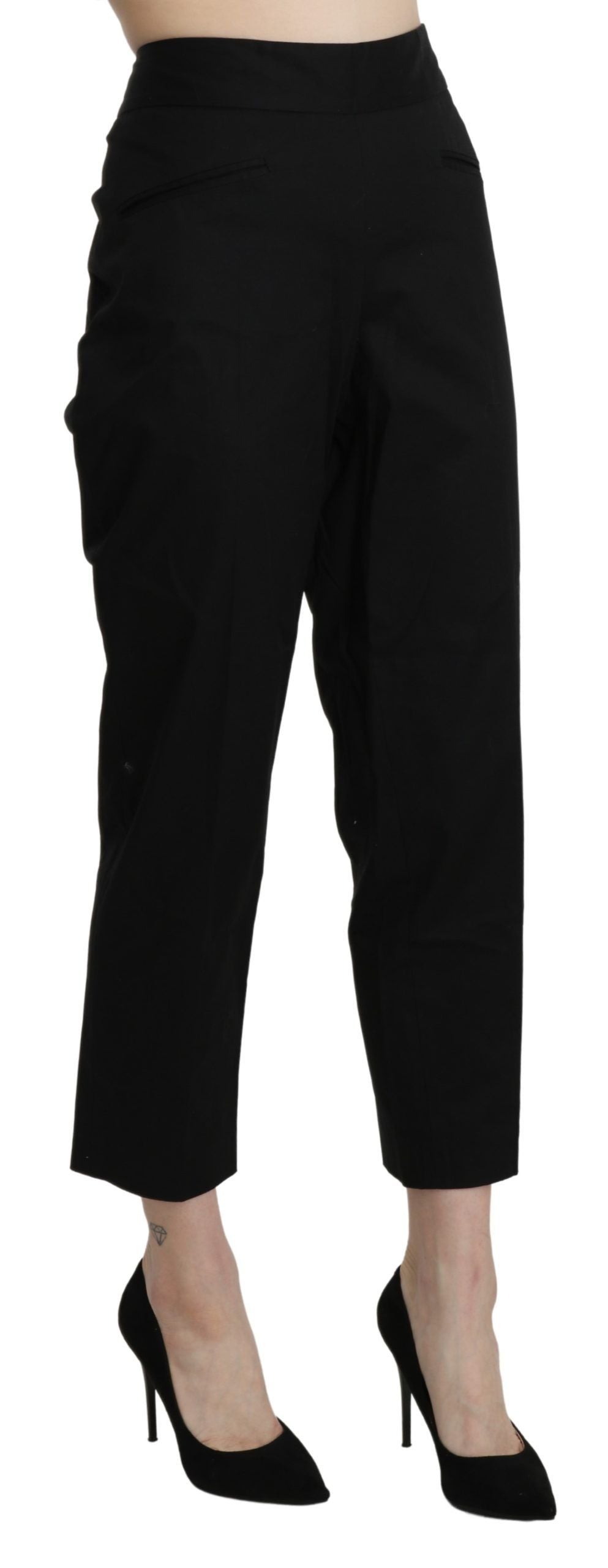 BENCIVENGA Elegante Cropped-Hose mit hoher Taille