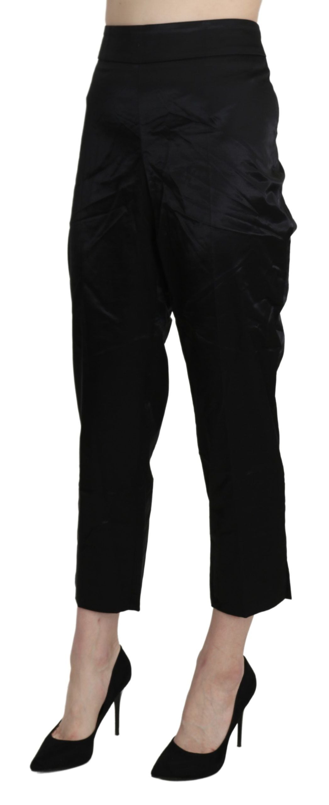 BENCIVENGA Elegante Cropped-Hose mit hoher Taille