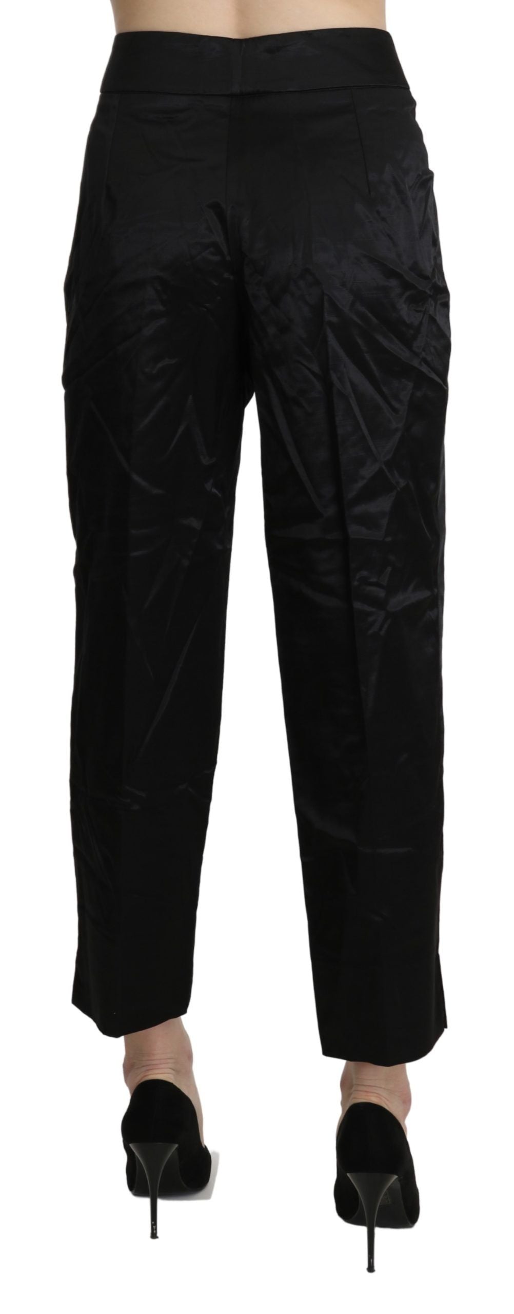 BENCIVENGA Elegante Cropped-Hose mit hoher Taille