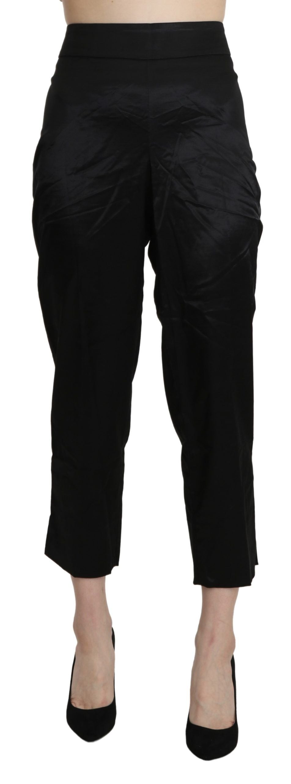 BENCIVENGA Elegante Cropped-Hose mit hoher Taille