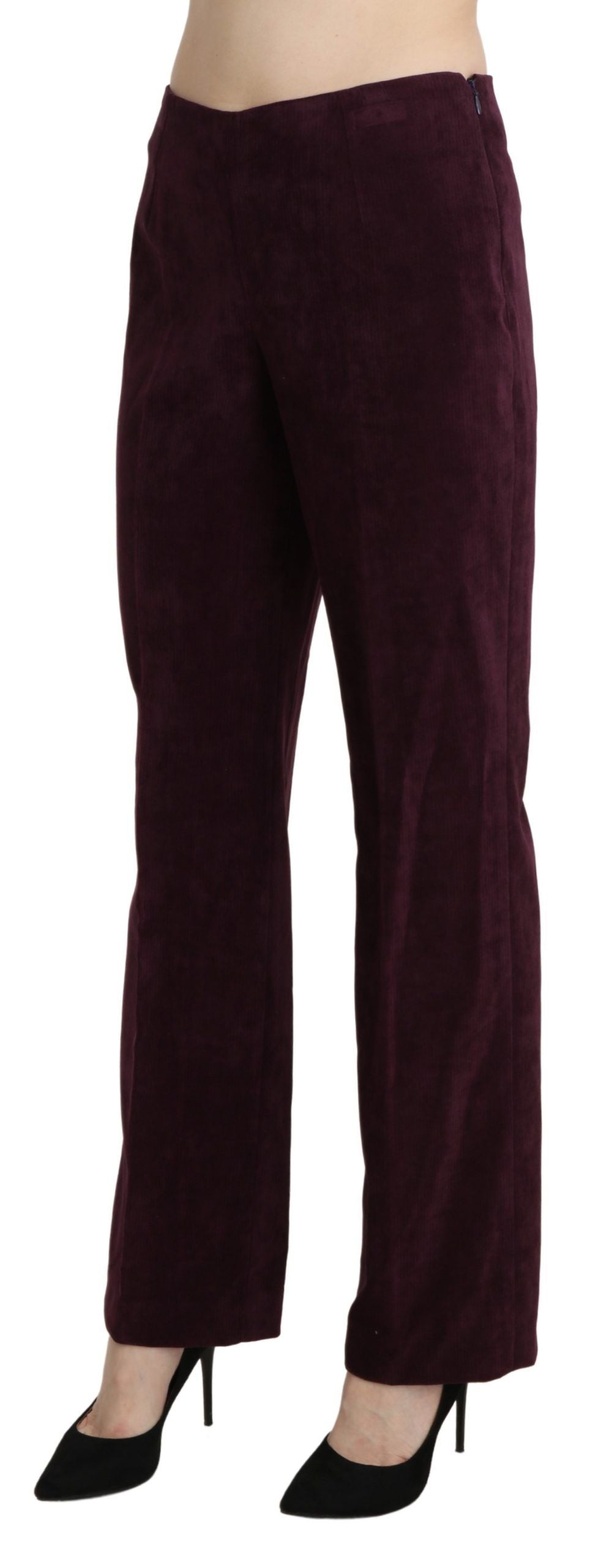 BENCIVENGA Elegante High Waist Straight Lila Hose