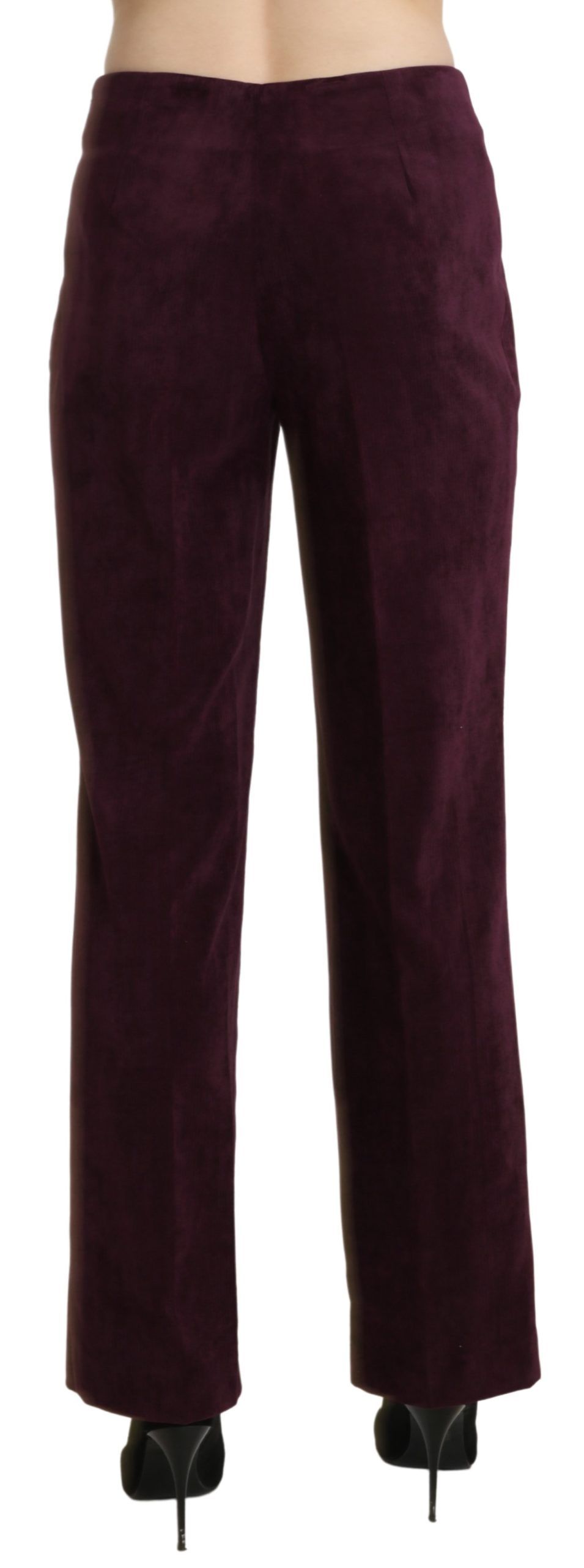 BENCIVENGA Elegante High Waist Straight Lila Hose