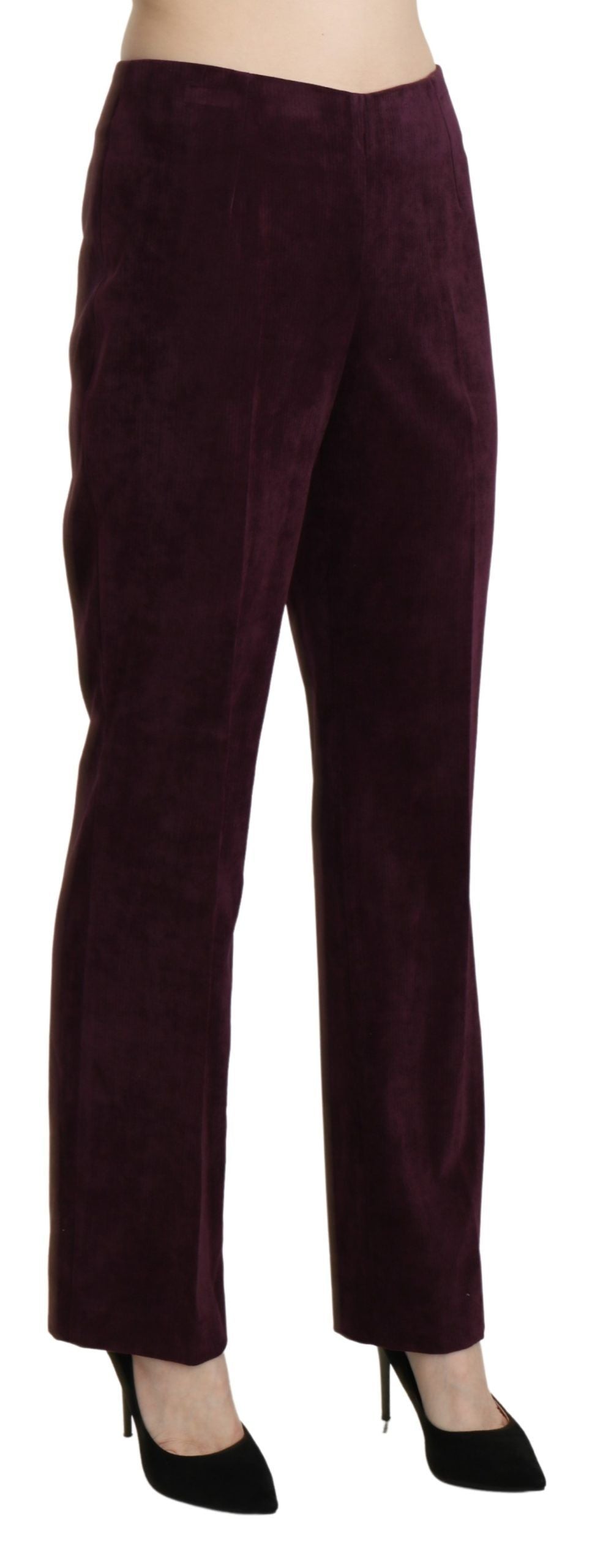BENCIVENGA Elegante High Waist Straight Lila Hose
