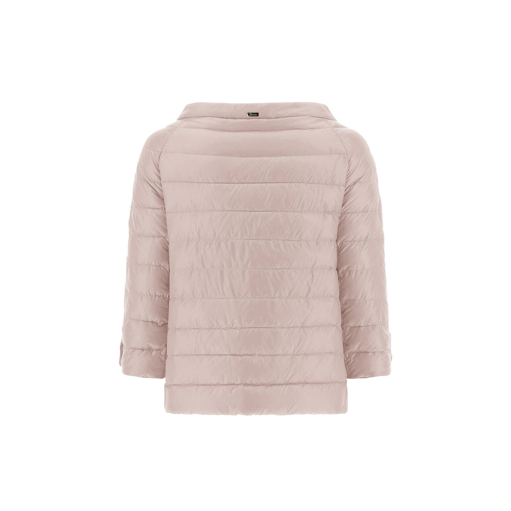 Herno Cropped Sleeve Down Jacket – Siebentaschen