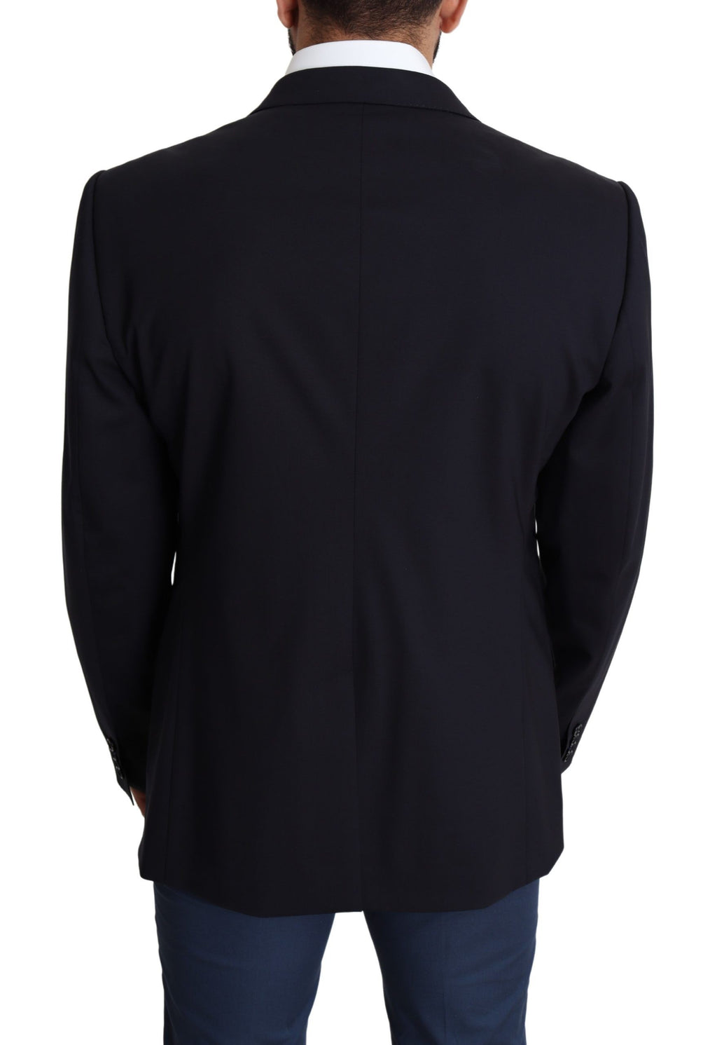 Dolce &amp; Gabbana – Exquisiter schwarzer Martini-Blazer aus Wollstretch