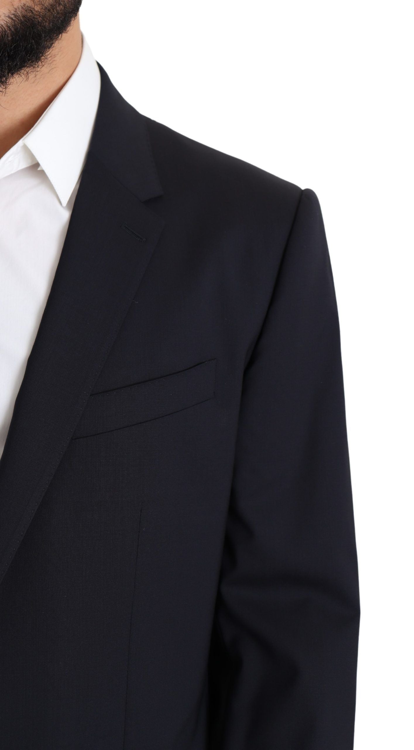 Dolce &amp; Gabbana – Exquisiter schwarzer Martini-Blazer aus Wollstretch