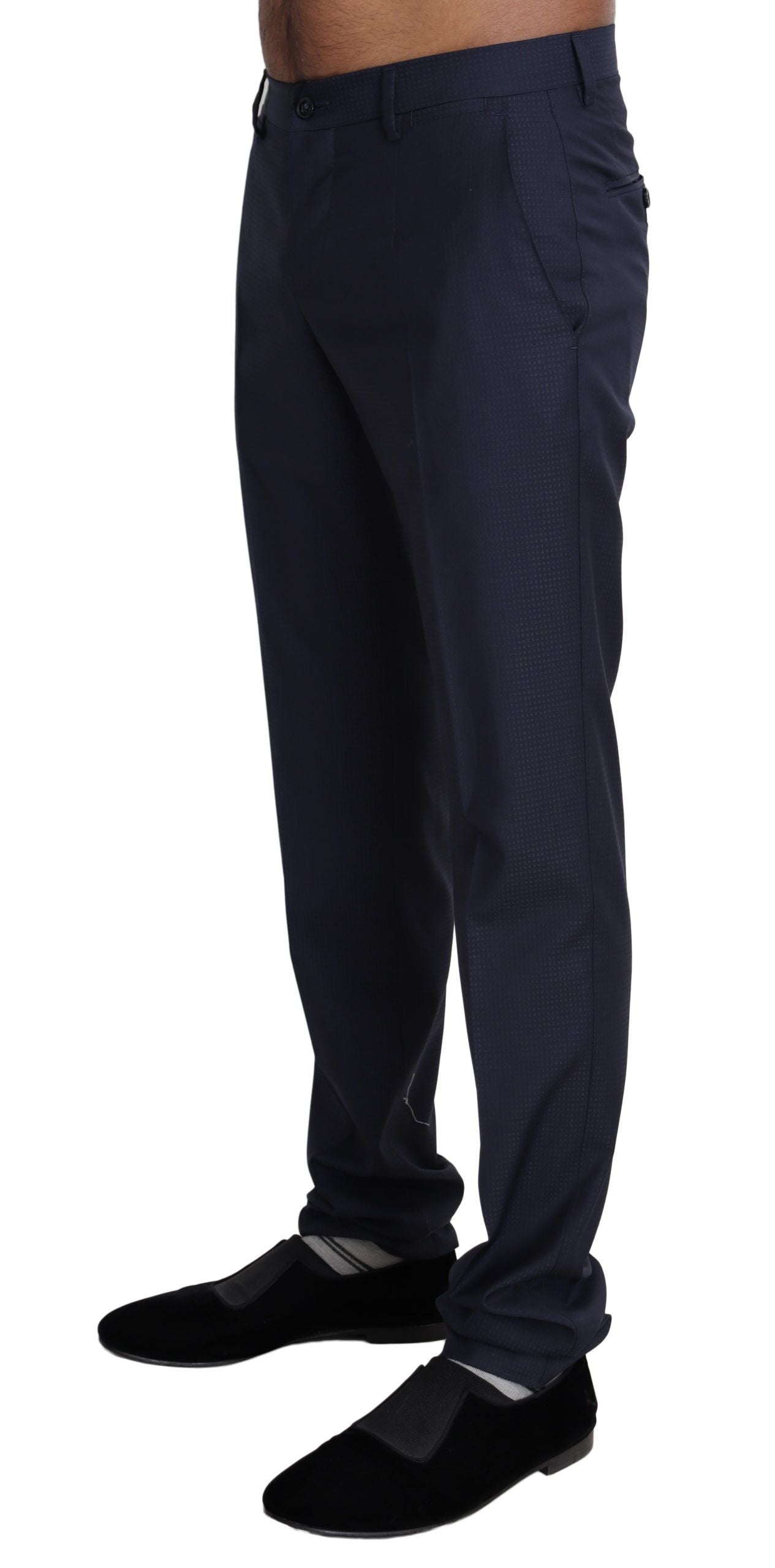 Dolce &amp; Gabbana Elegante Slim Fit Anzughose aus Wollmischung