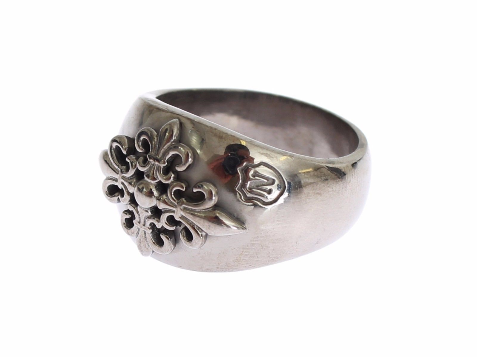 Nialaya Statement-Ring aus rhodiniertem Sterlingsilber für Herren