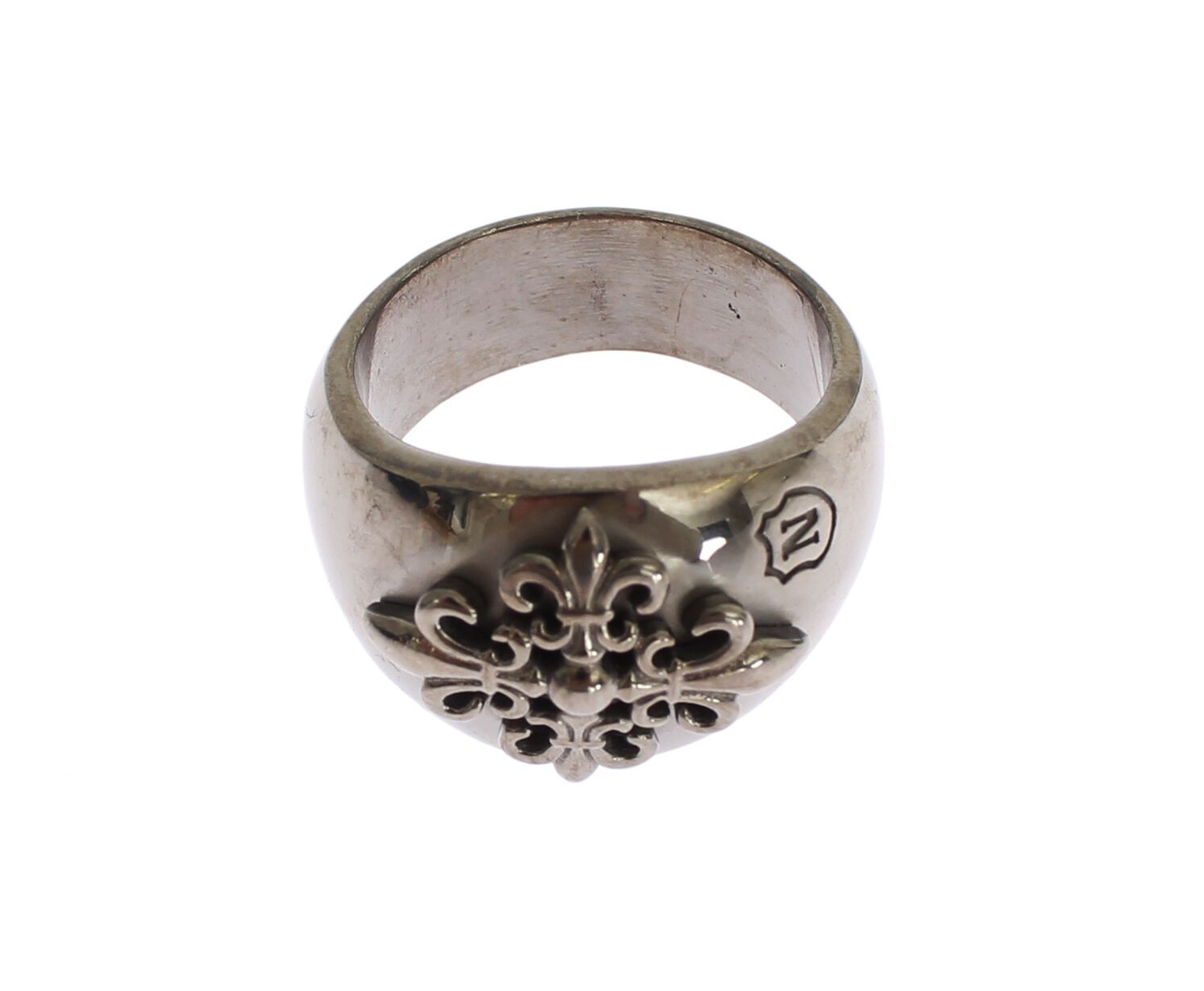 Nialaya Statement-Ring aus rhodiniertem Sterlingsilber für Herren