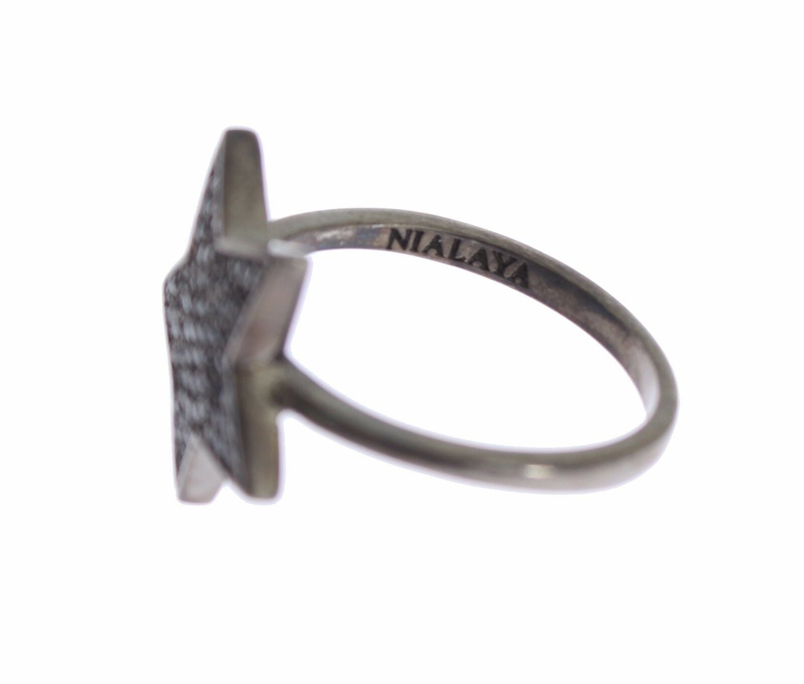 Nialaya – Exquisiter Ring aus Sterlingsilber mit Zirkonia-Kristallen