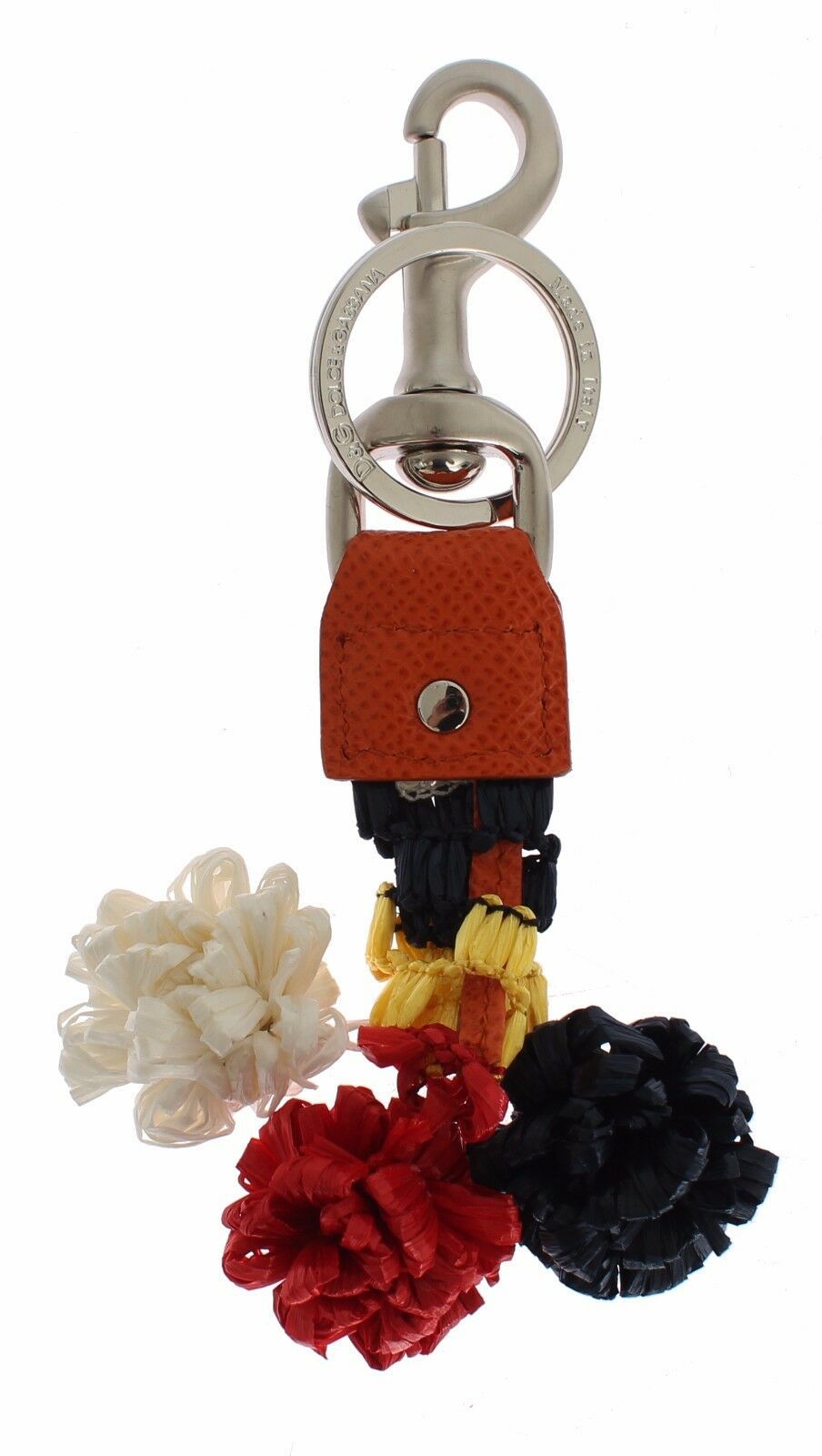 Dolce &amp; Gabbana Schlüsselanhänger mit sizilianischem Bastanhänger