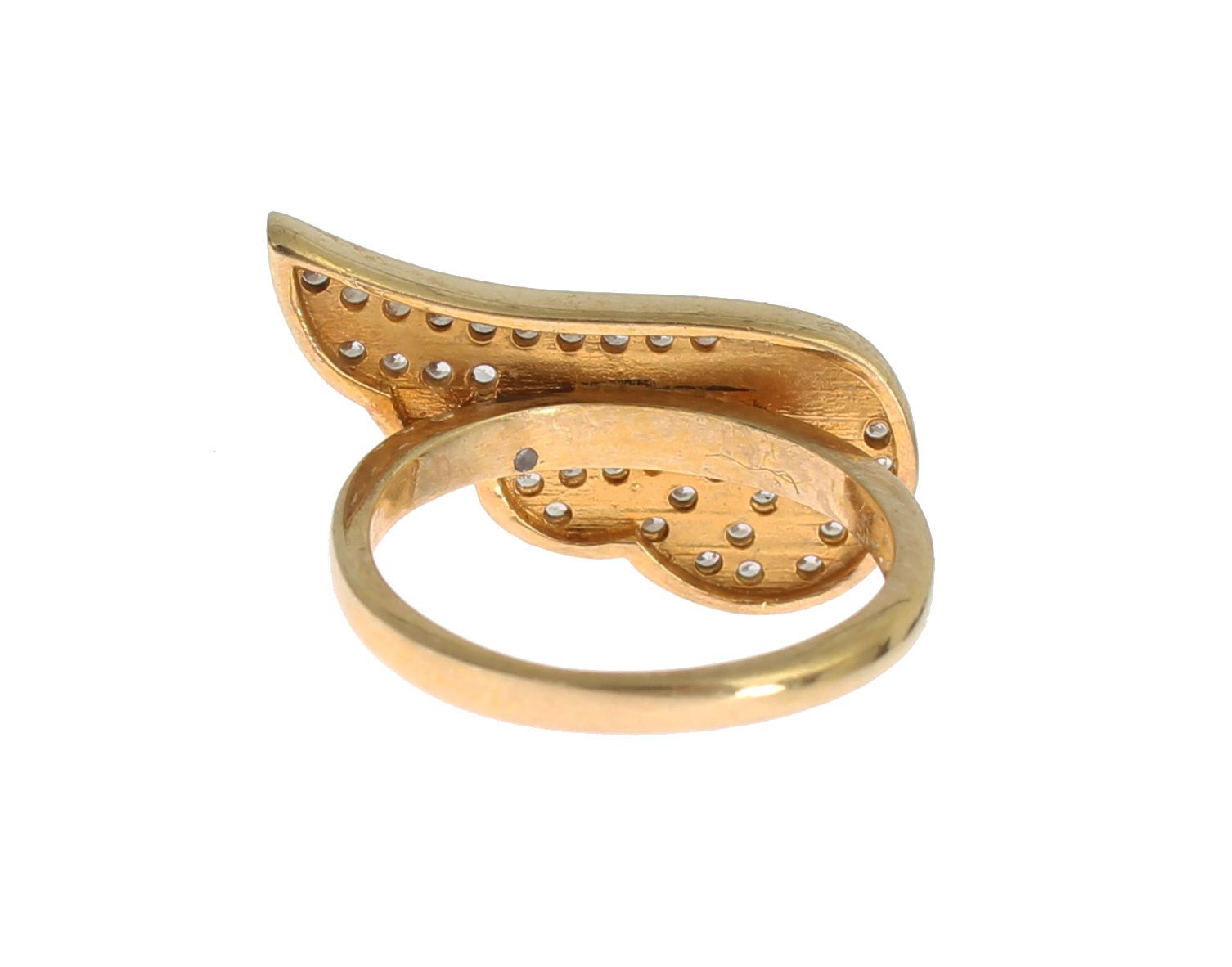 Nialaya – Glamorous – Vergoldeter Ring mit Kristallen