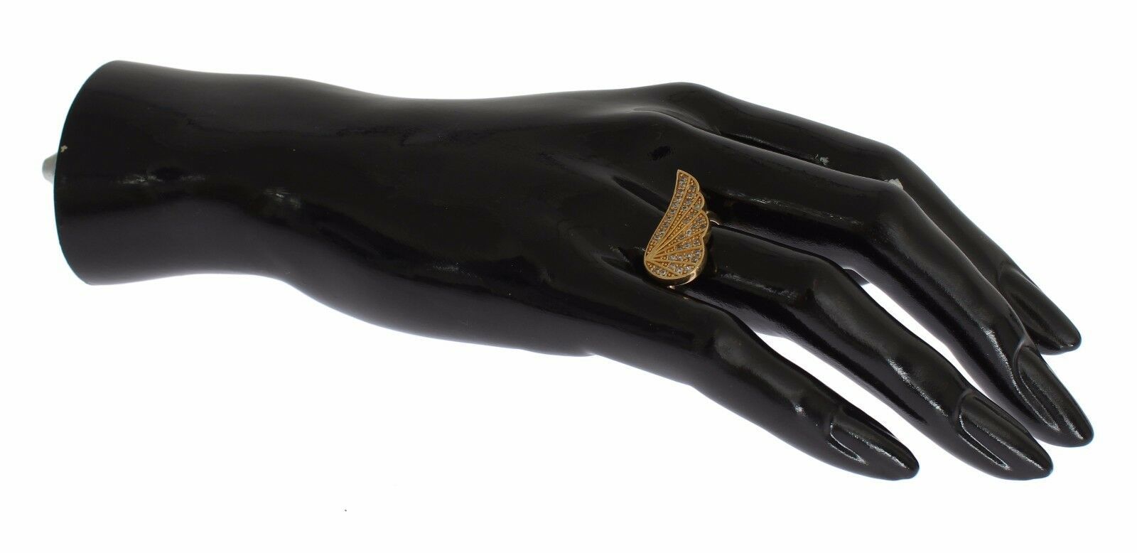 Nialaya – Glamorous – Vergoldeter Ring mit Kristallen
