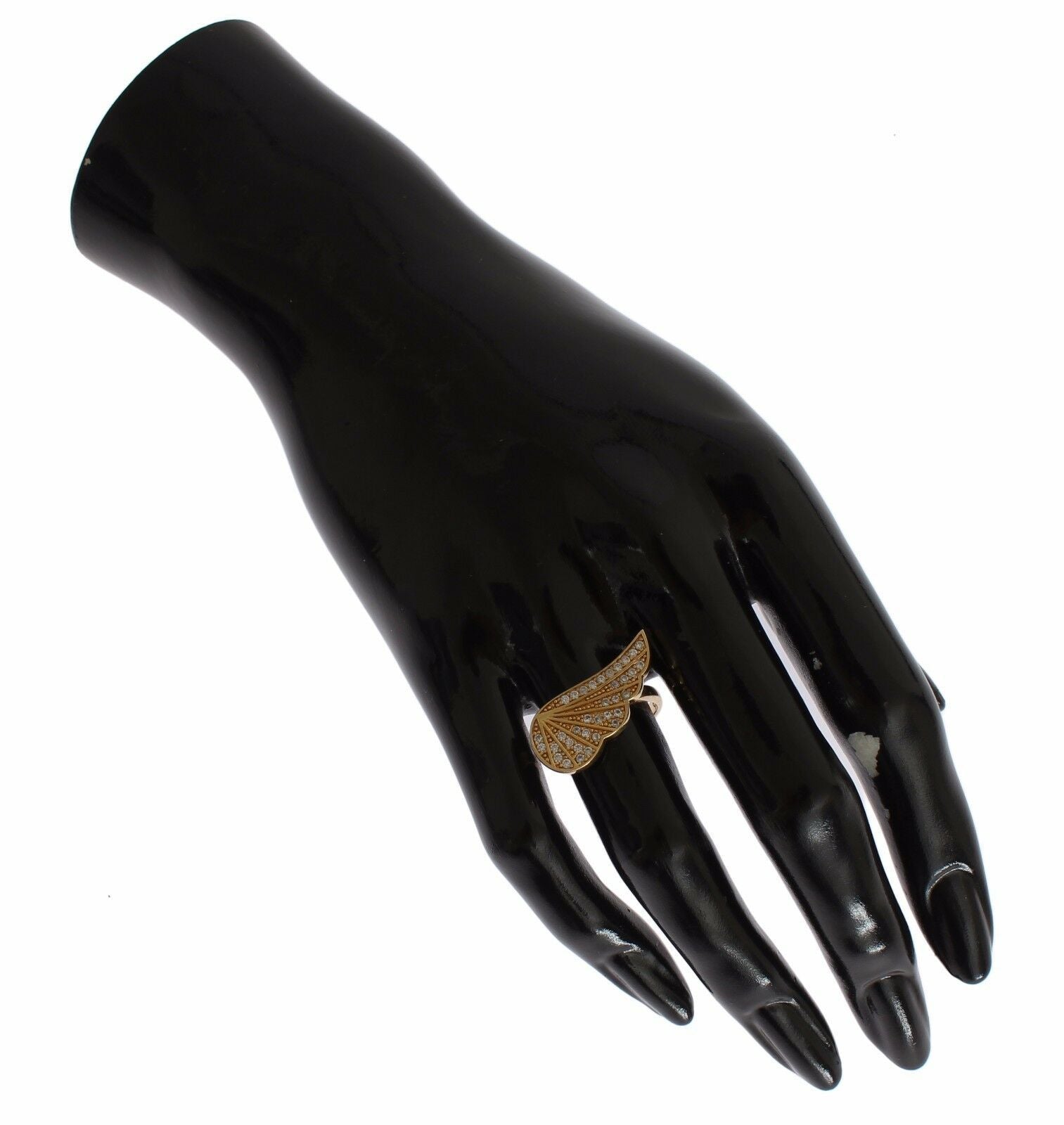 Nialaya – Glamorous – Vergoldeter Ring mit Kristallen