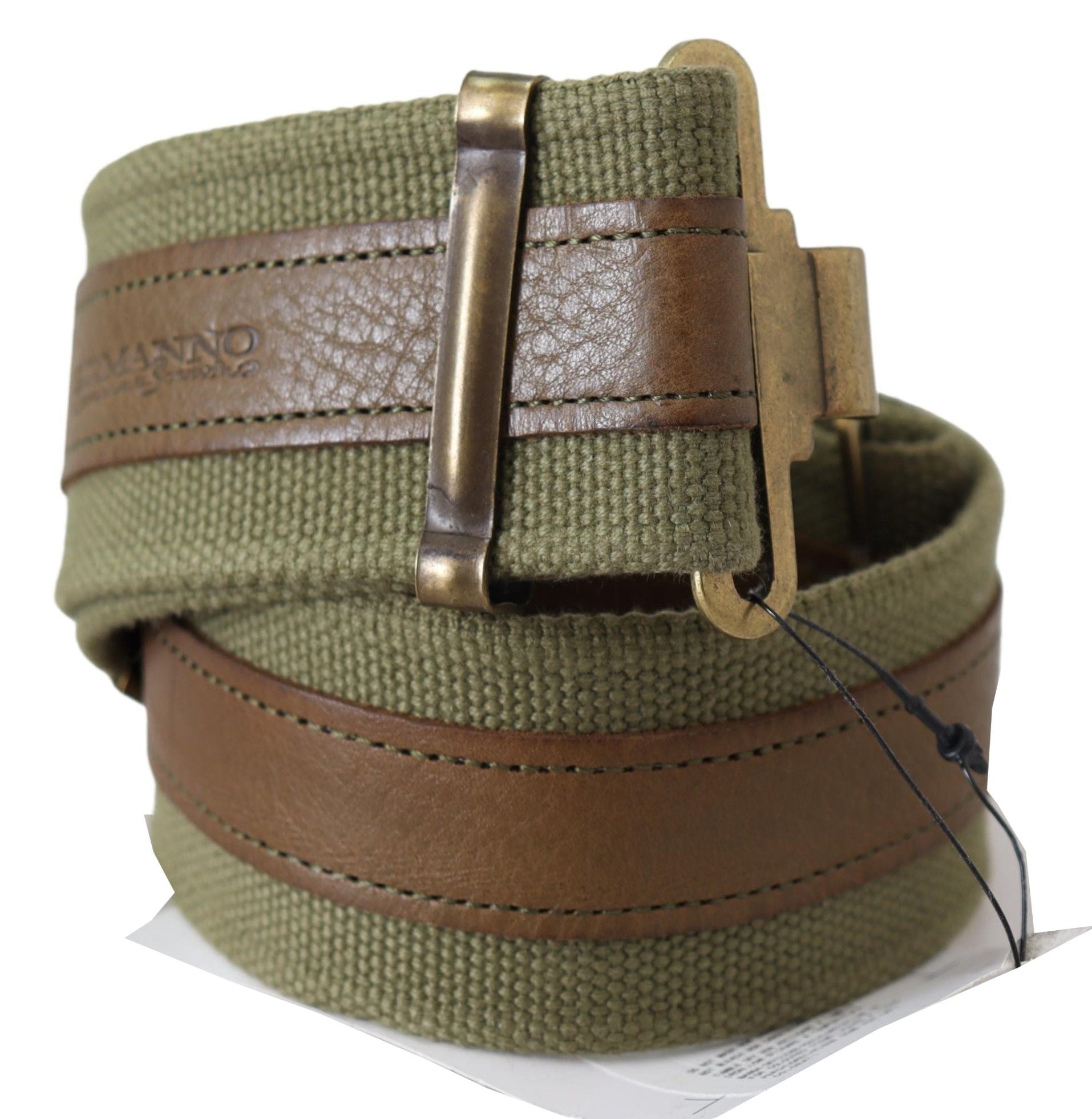 Ermanno Scervino Schicker, rustikaler Gürtel in Armeegrün