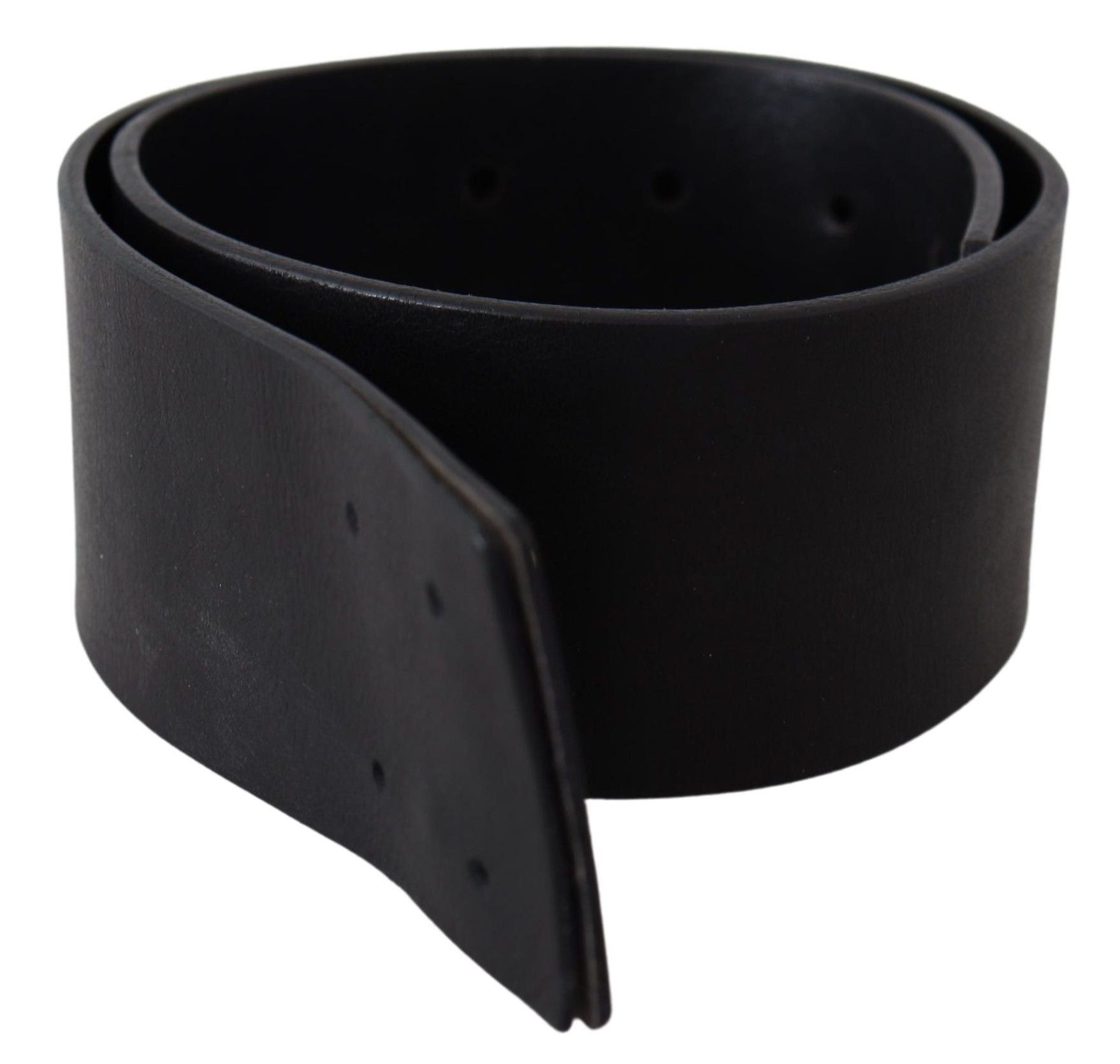 GF Ferre Eleganter Gürtel aus massivem schwarzem Leder